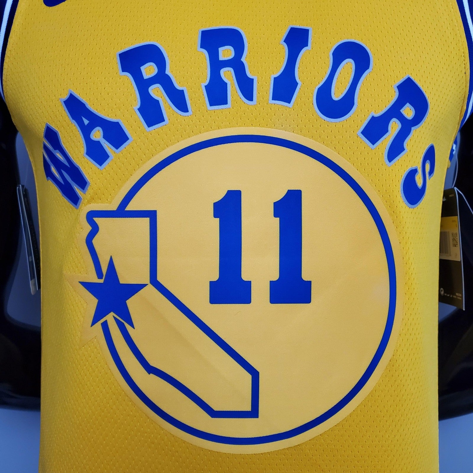 Retro Version Thompson#11 Golden State Warriors Yellow Nba Jersey
