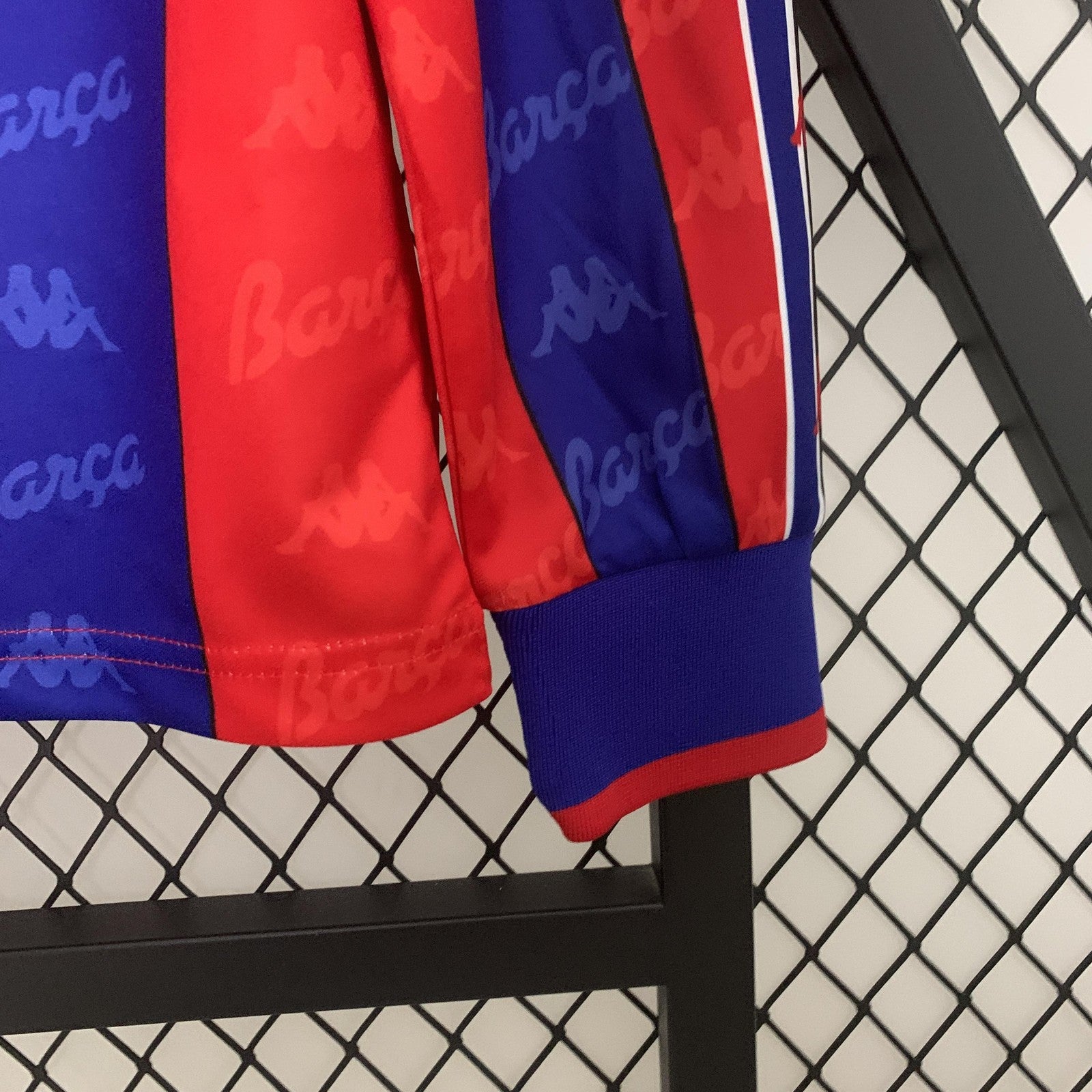 Retro Long Sleeve Barcelona 96 97 Home