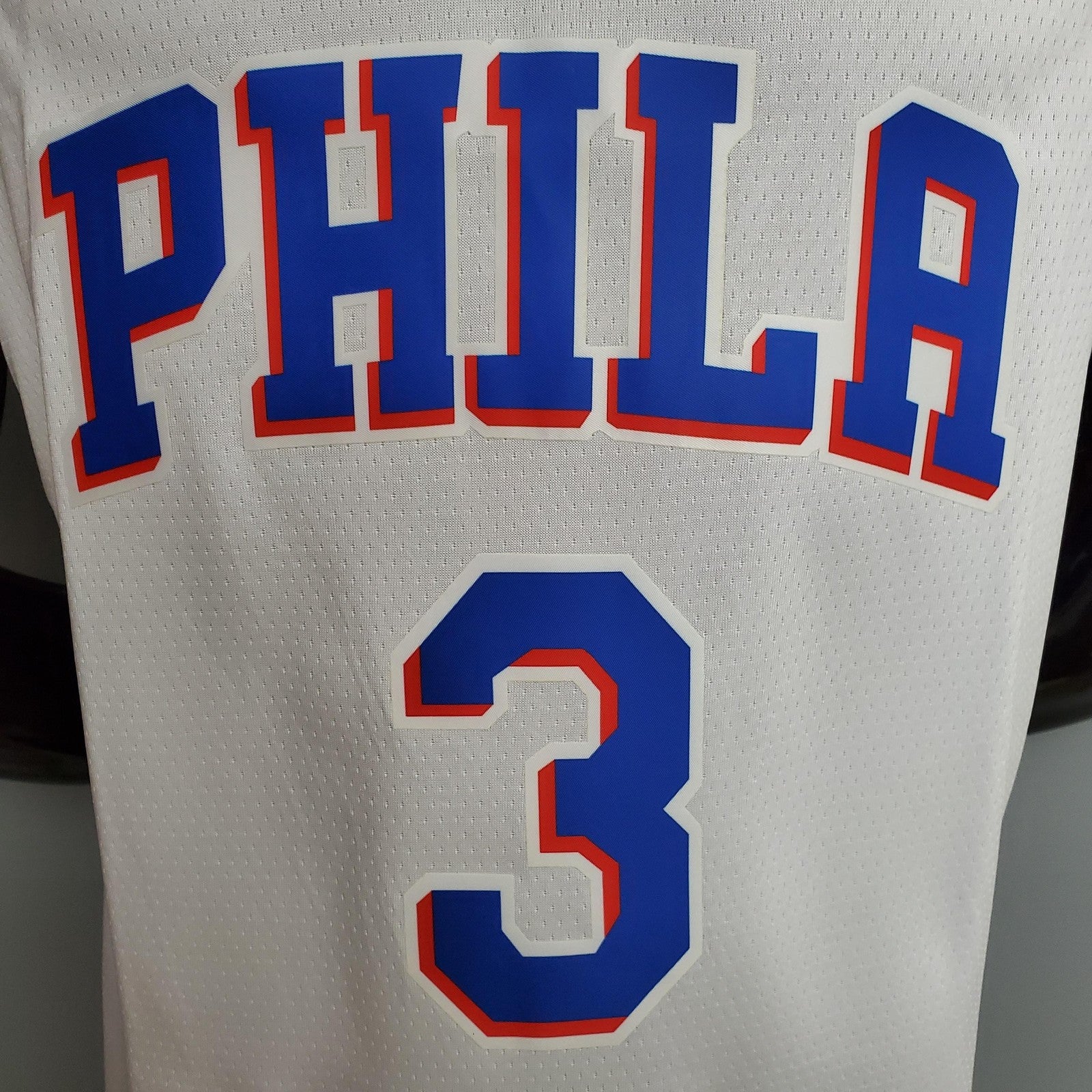 Iverson #3 Detroit Pistons White Nba Jersey Nike Connect Recognition