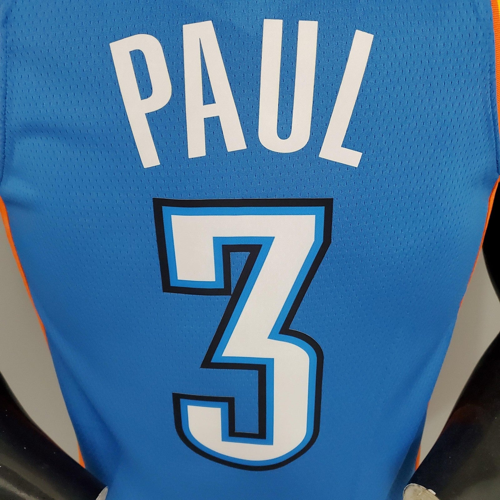 Paul#3 Thunder Blue Nba Jersey 2