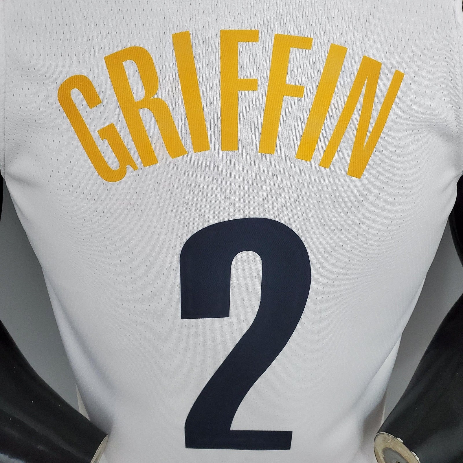 Griffiin#2 Brooklyn Nets Graffiti White Nba Jersey