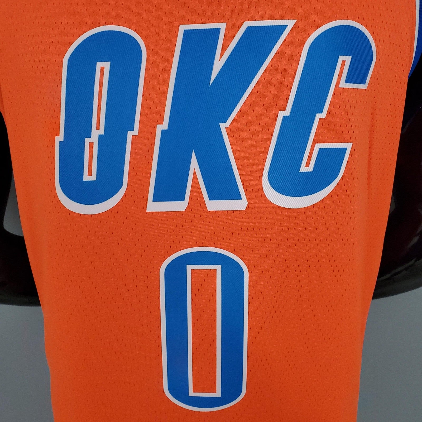 Westbrook#0 Thunder Jordan Orange Nba Jersey