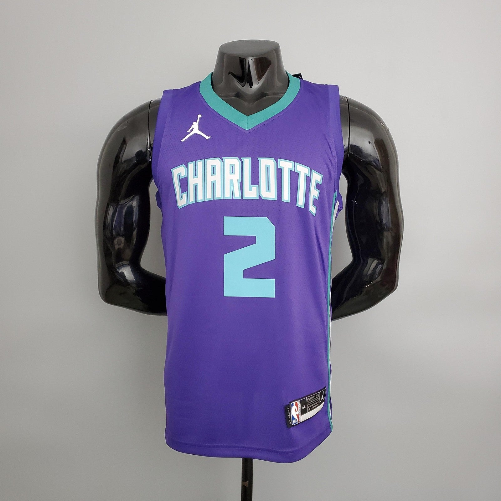 Hornets Ball#2 Purple Nba Jersey
