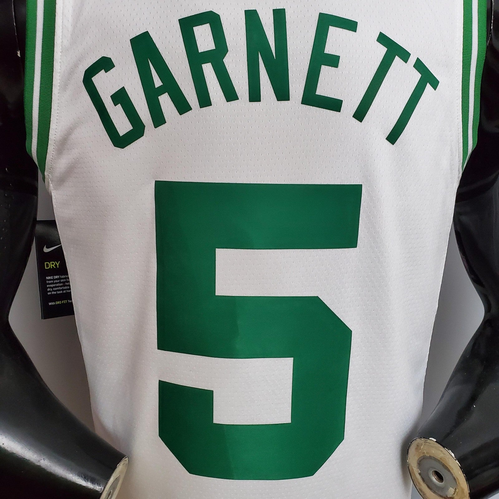 Garnett#5 Celtics White Nba Jersey Nike Connect Recognition