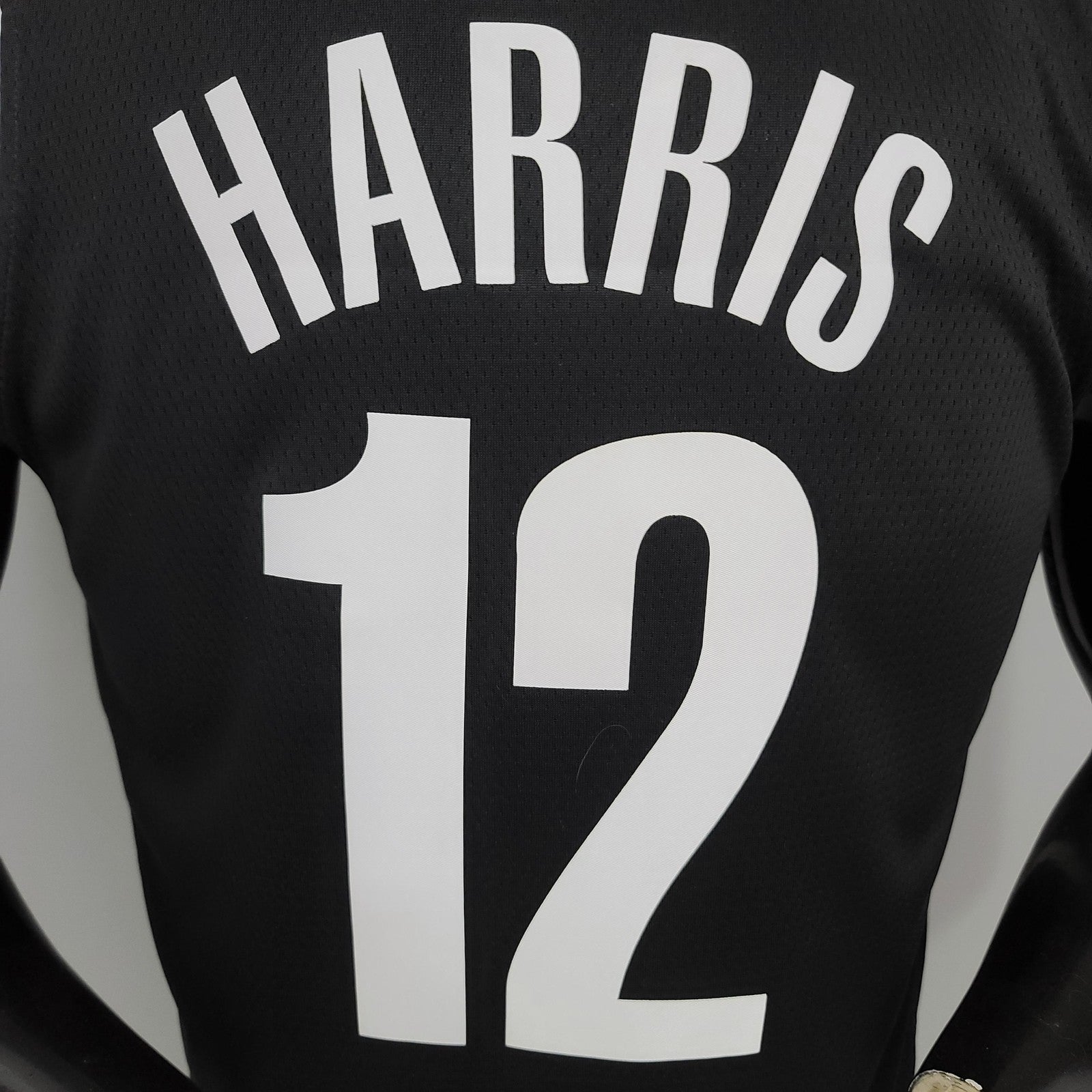 Harris#12 Brooklyn Nets Black Nba Jersey