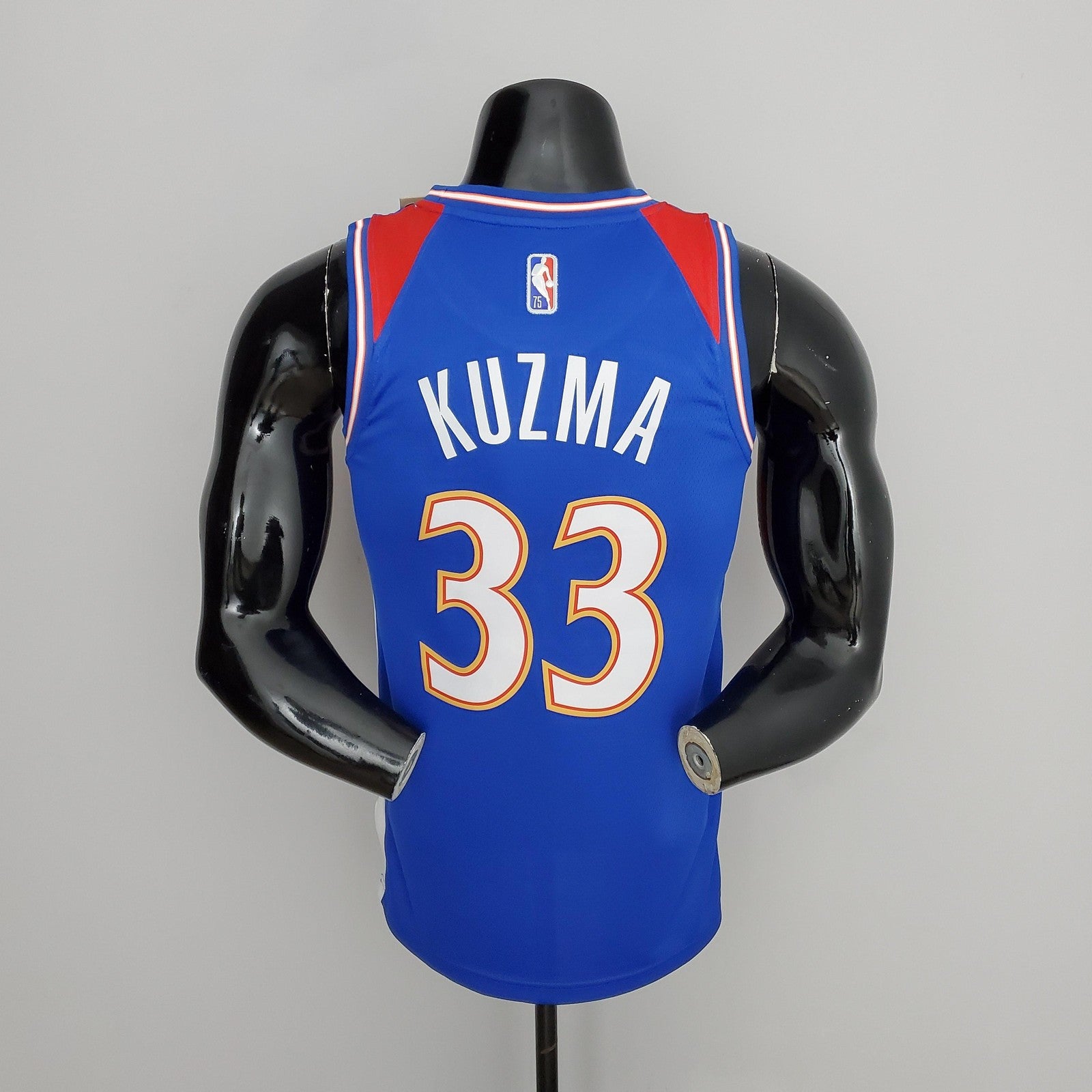 2022 Washington Wizards Kuzma #33 Talent City Edition Blue Red Nba Jersey