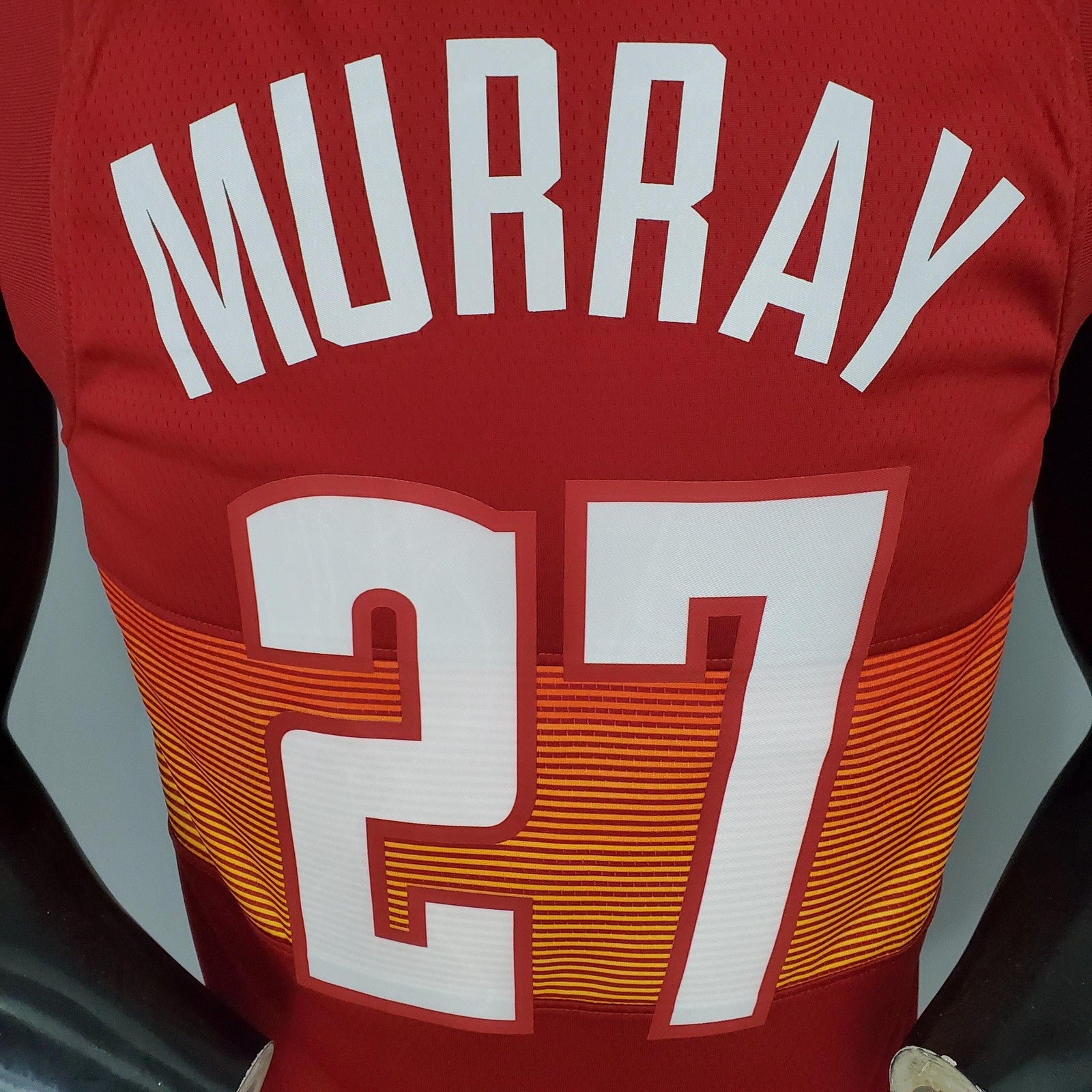 2021 Murray#27 Nuggets City Edition Red Nba Jersey