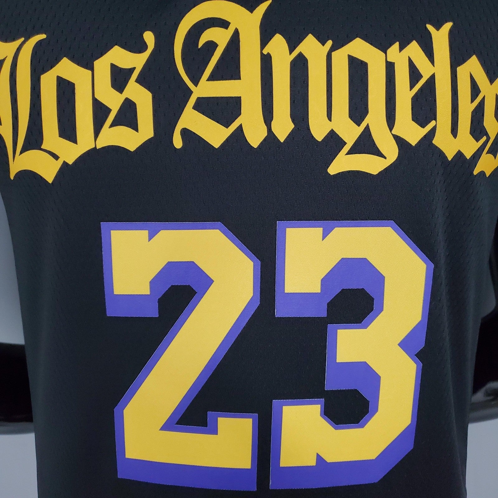 2021 James#23 Los Angeles Lakers Black Latin Black Nba Jersey