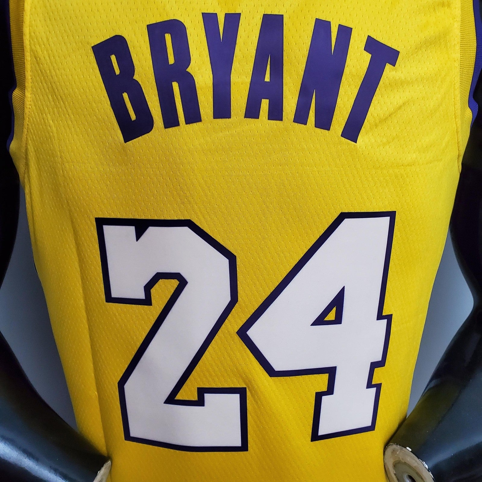 Bryant #24 Lakers Yellow Nba Jersey Nike Connect Recognition