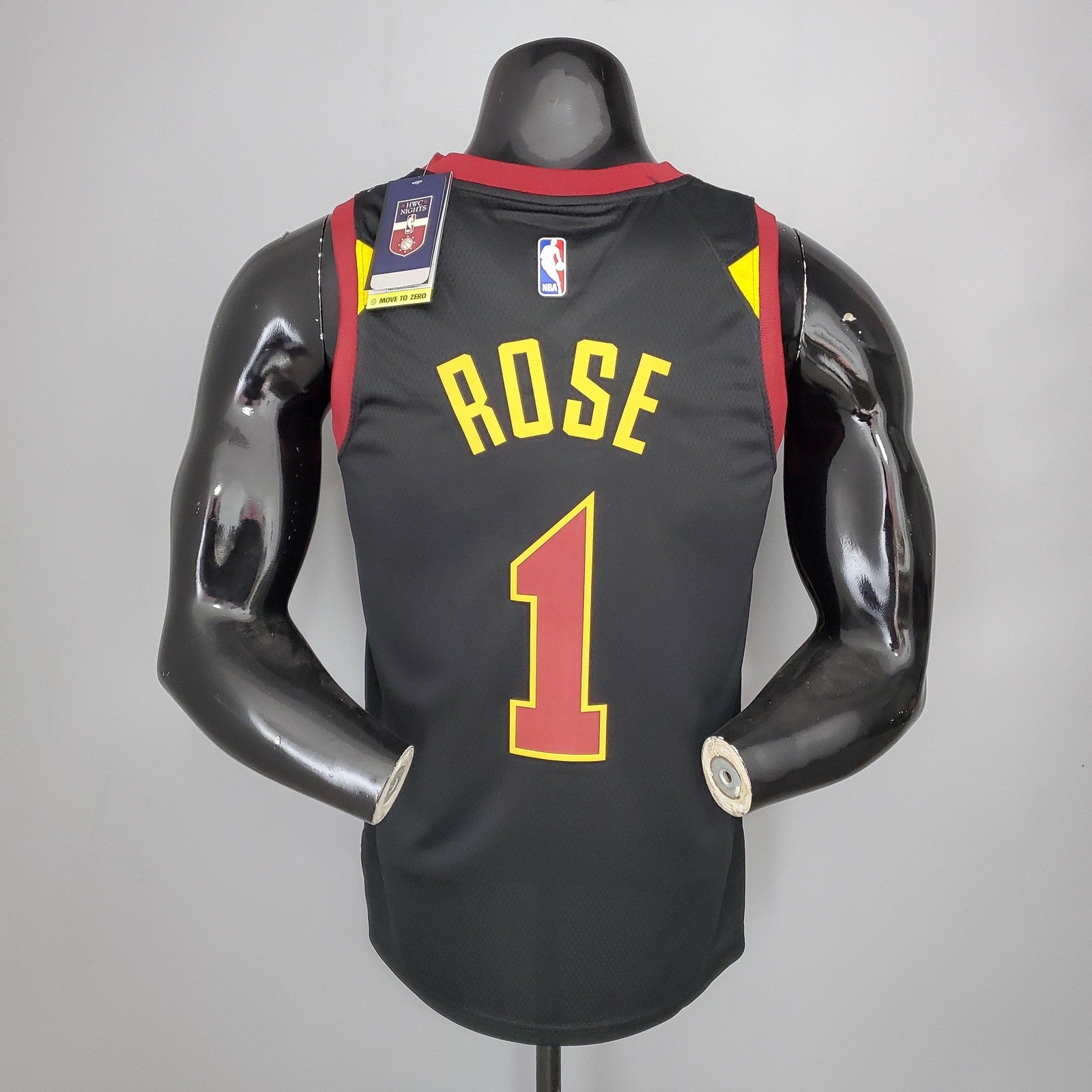 2021 Rose#1 Cavaliers Jordan Theme Limited Edition Black Nba Jersey