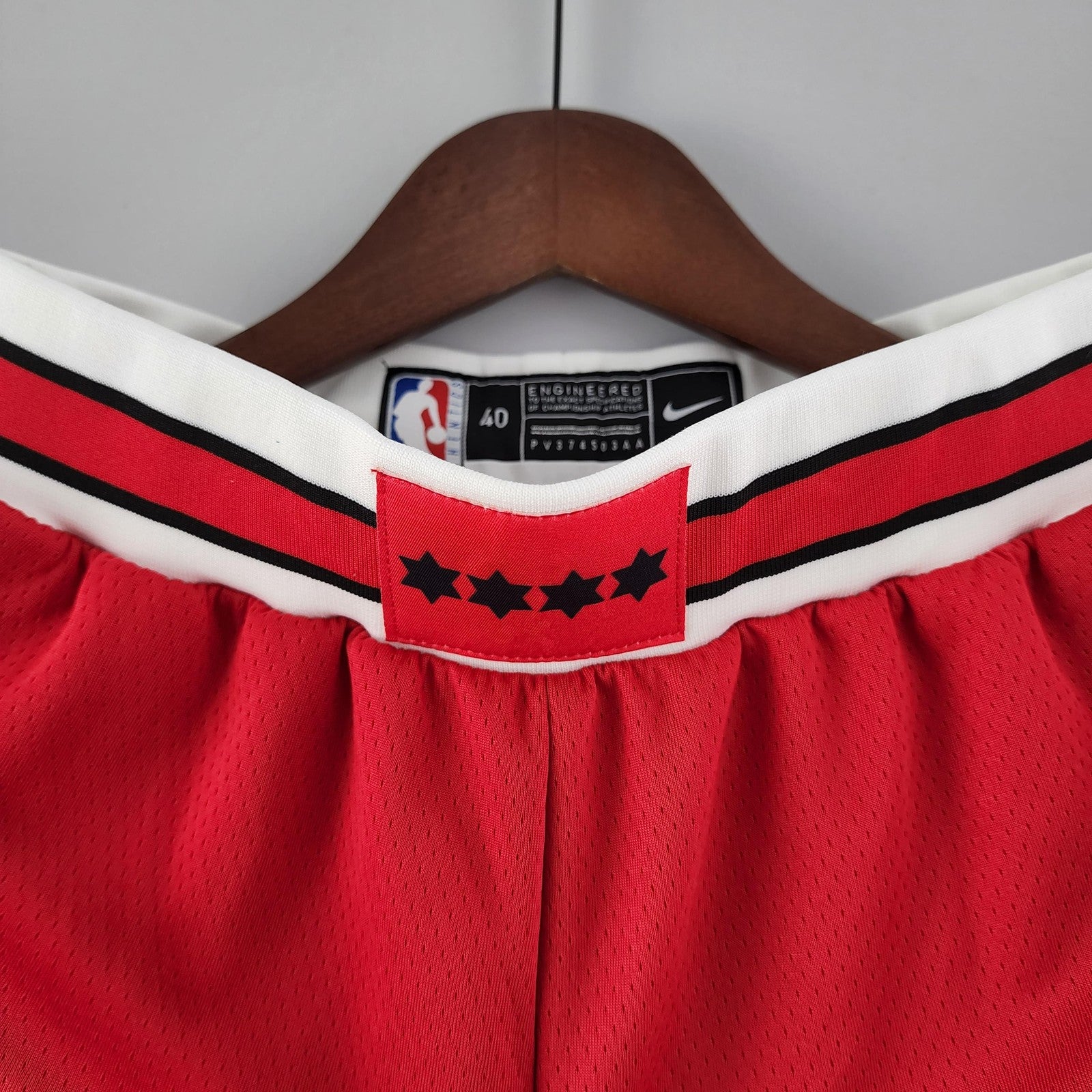 Chicago Bulls Red Nba Shorts
