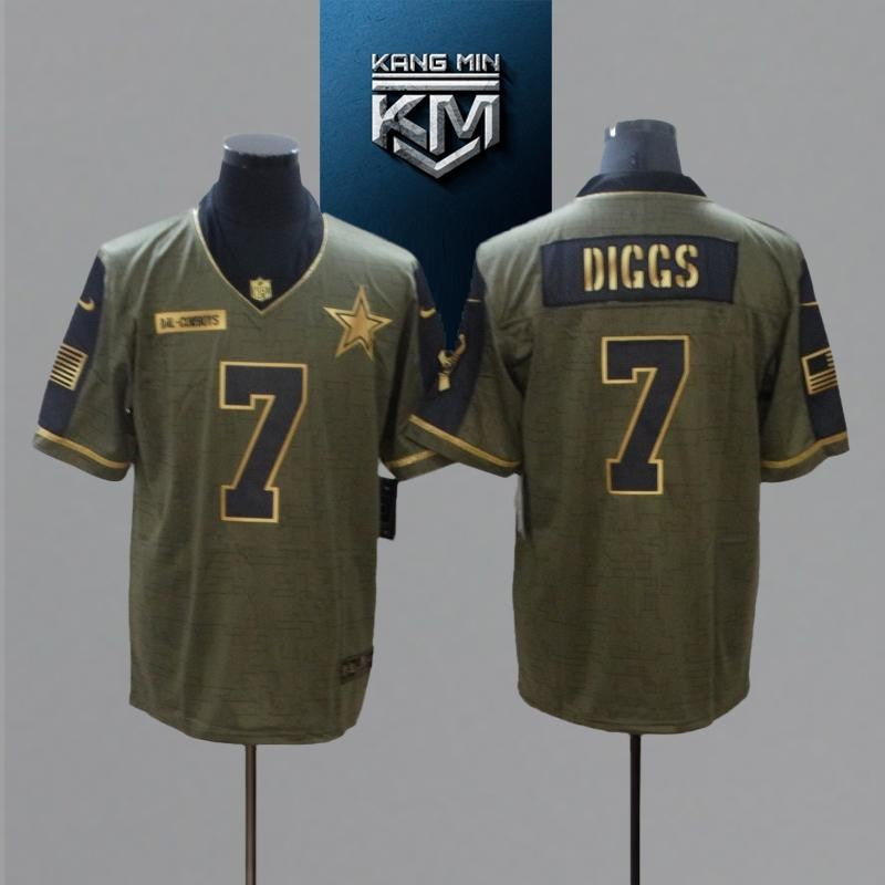 2021 New Tribute Gold Edition Nfl Jersey