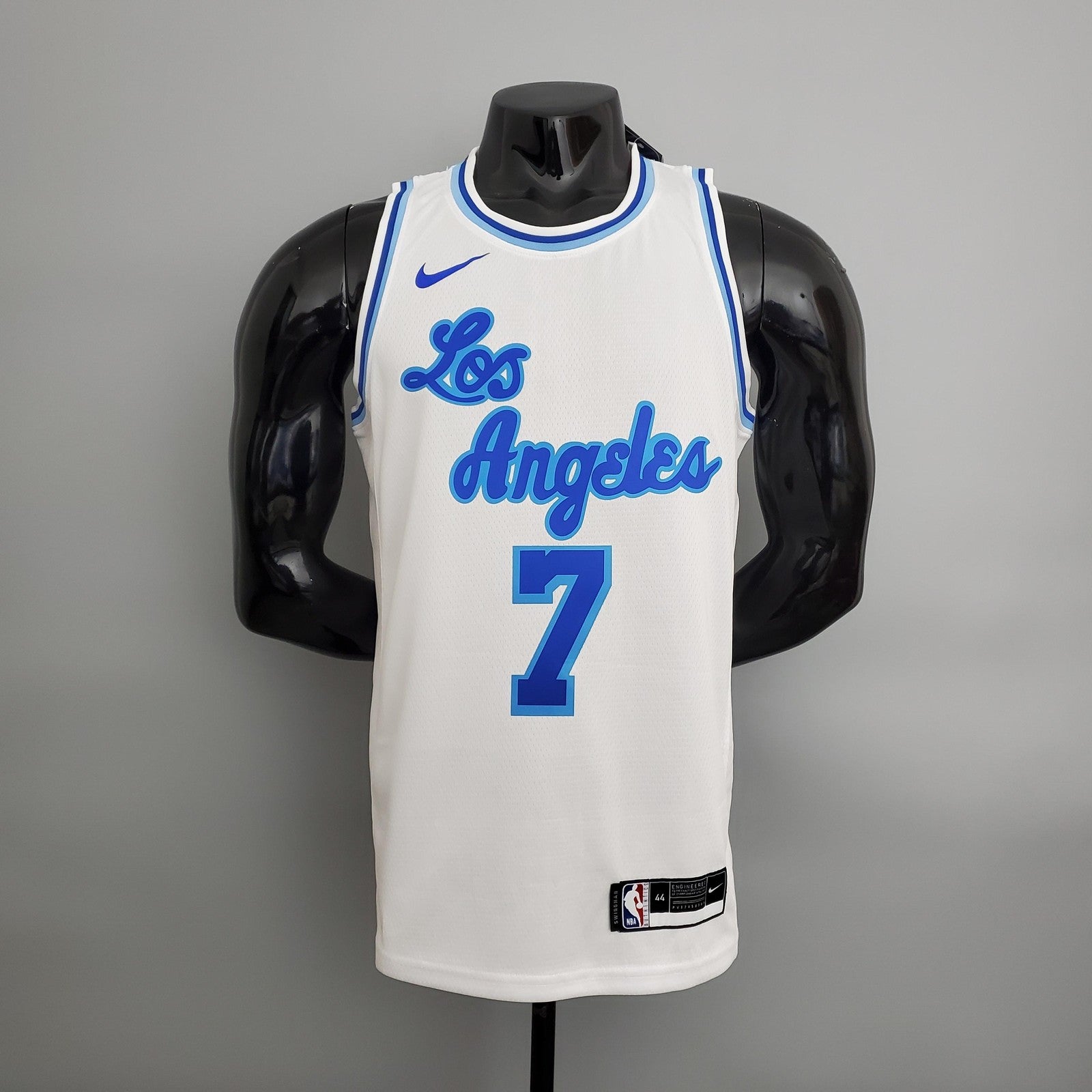 Los Angeles Lakers Anthony#7 Latin Night (high Head) White Nba Jersey