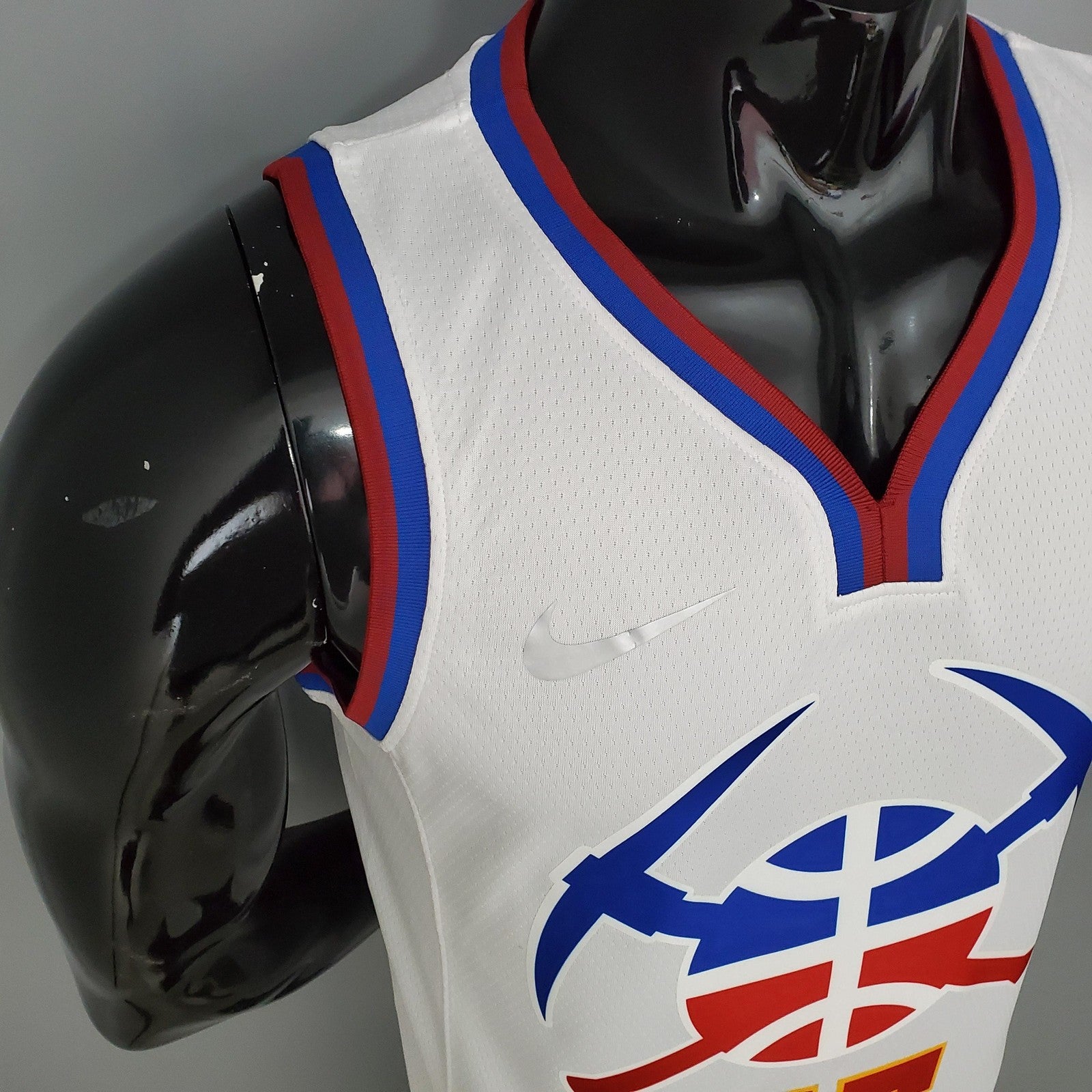 2021 Jokic#15 Nuggets Bonus Edition White Nba Jersey