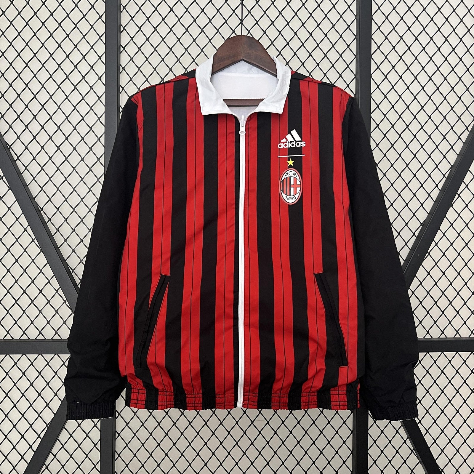 24 25 Ac Milan Trench Coat Reversible 2