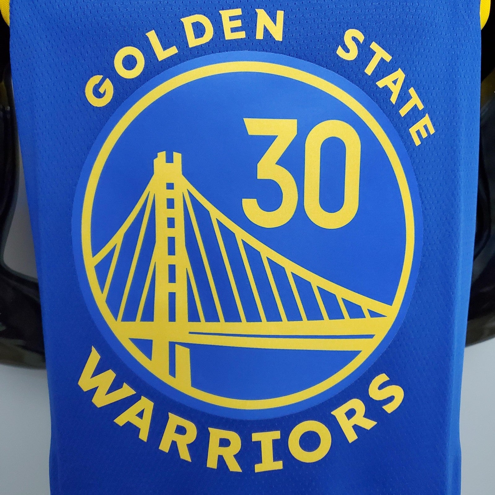 Curry #30 Golden State Warriors Blue Nba Jersey Nike Connect Recognition
