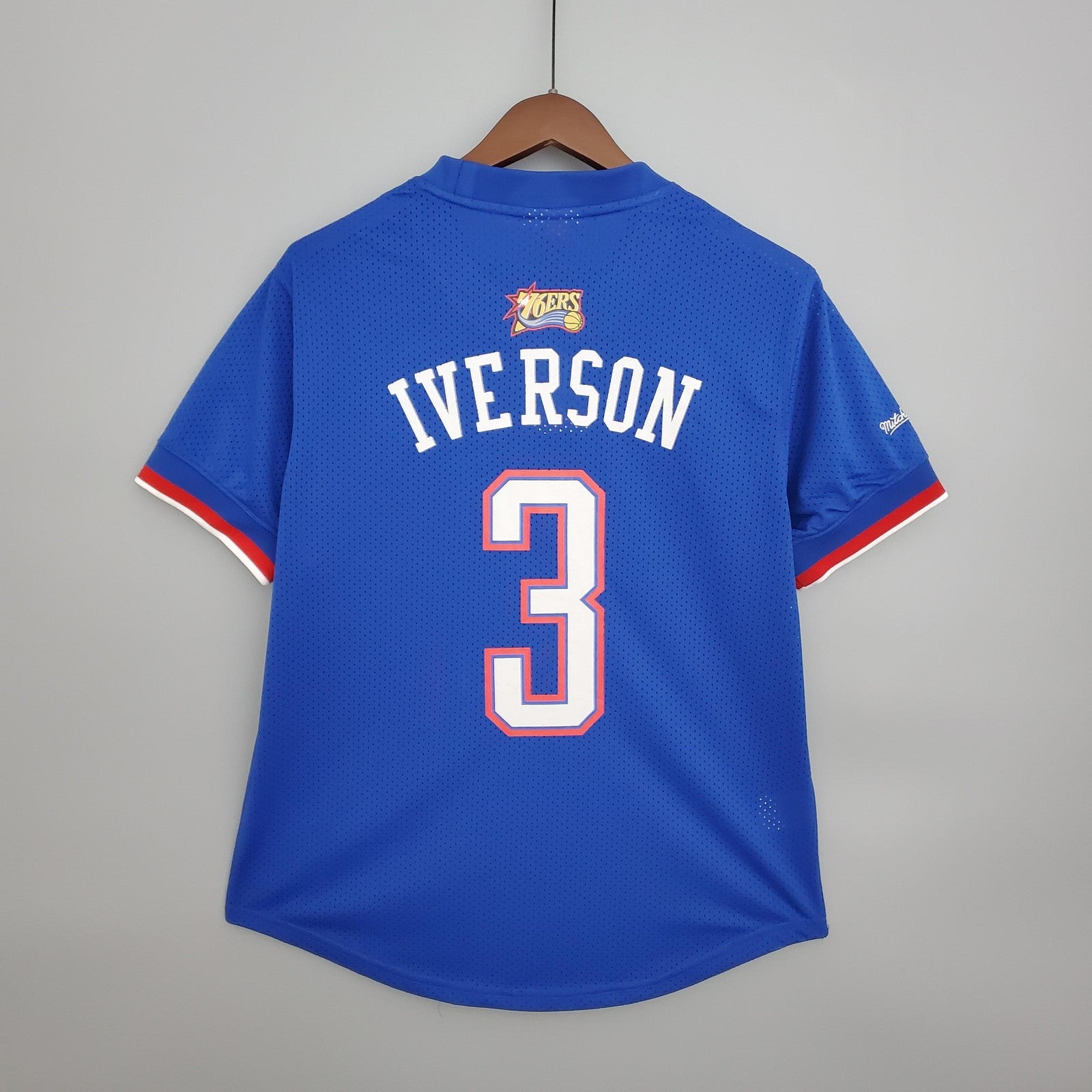 Mitchellness 09 Season All Star Game No 3 Iverson Retro Mesh Short Sleeve