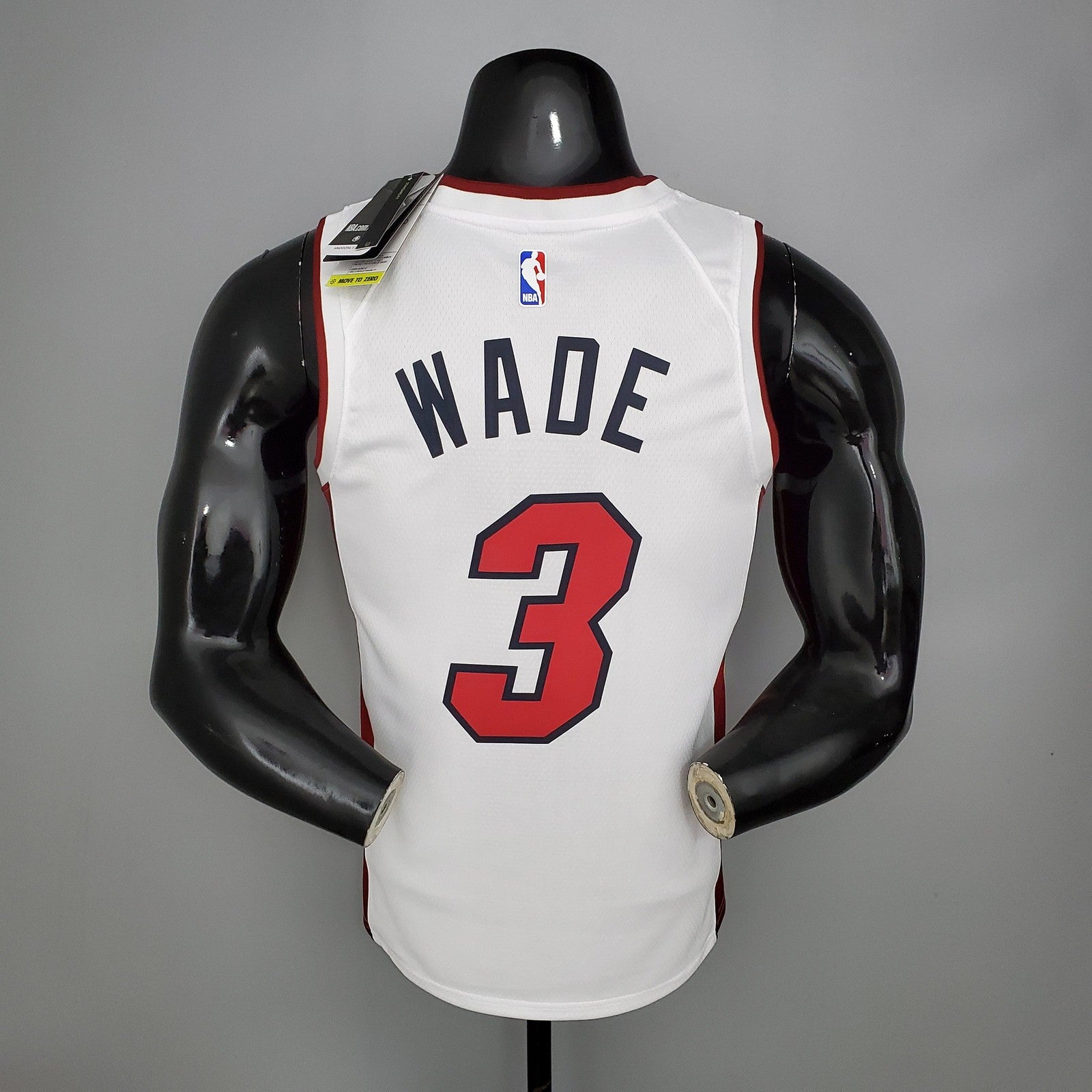 Miami Heat Wade#3 White Nba Jersey