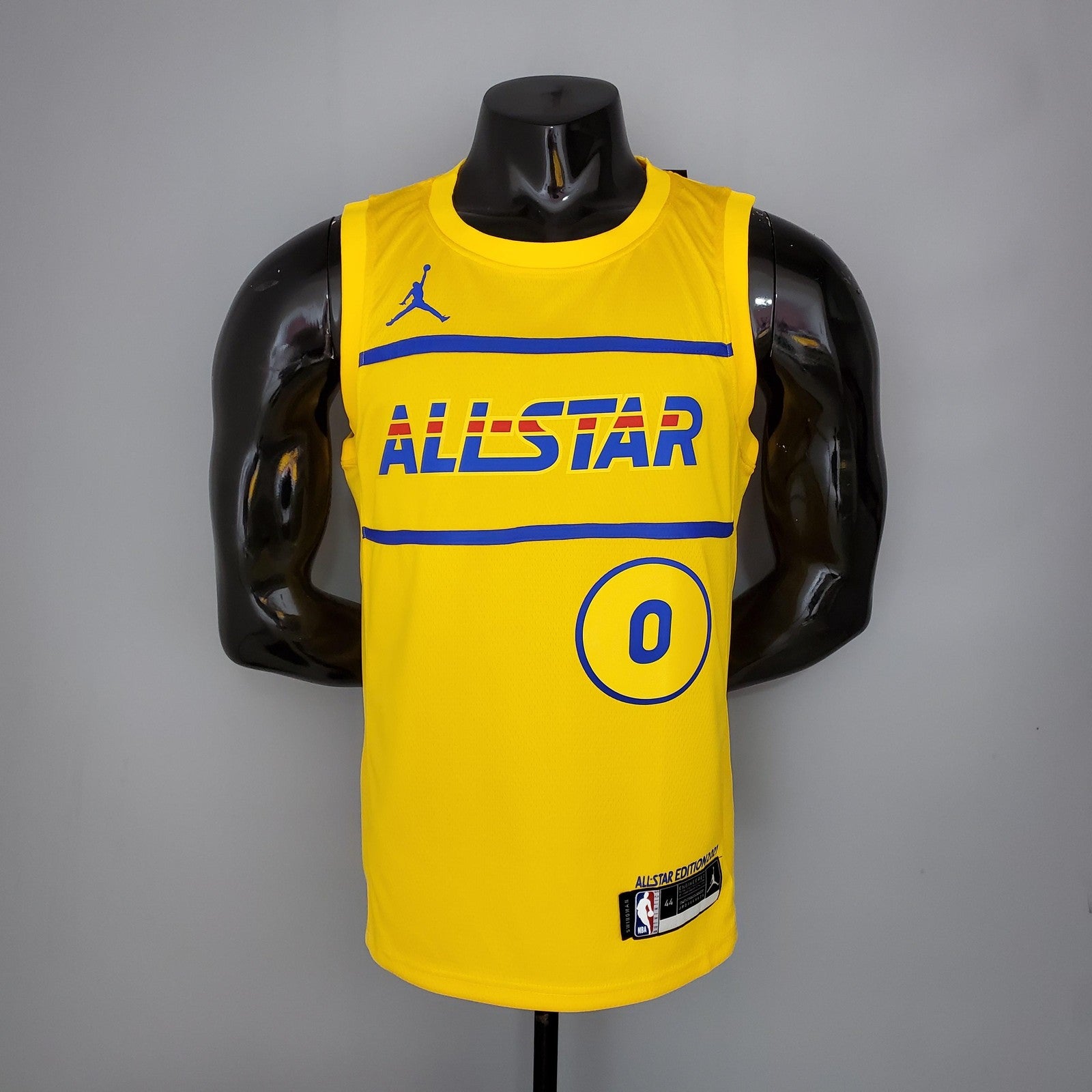 2021 Lillaro#0 All Star Yellow Nba Jersey