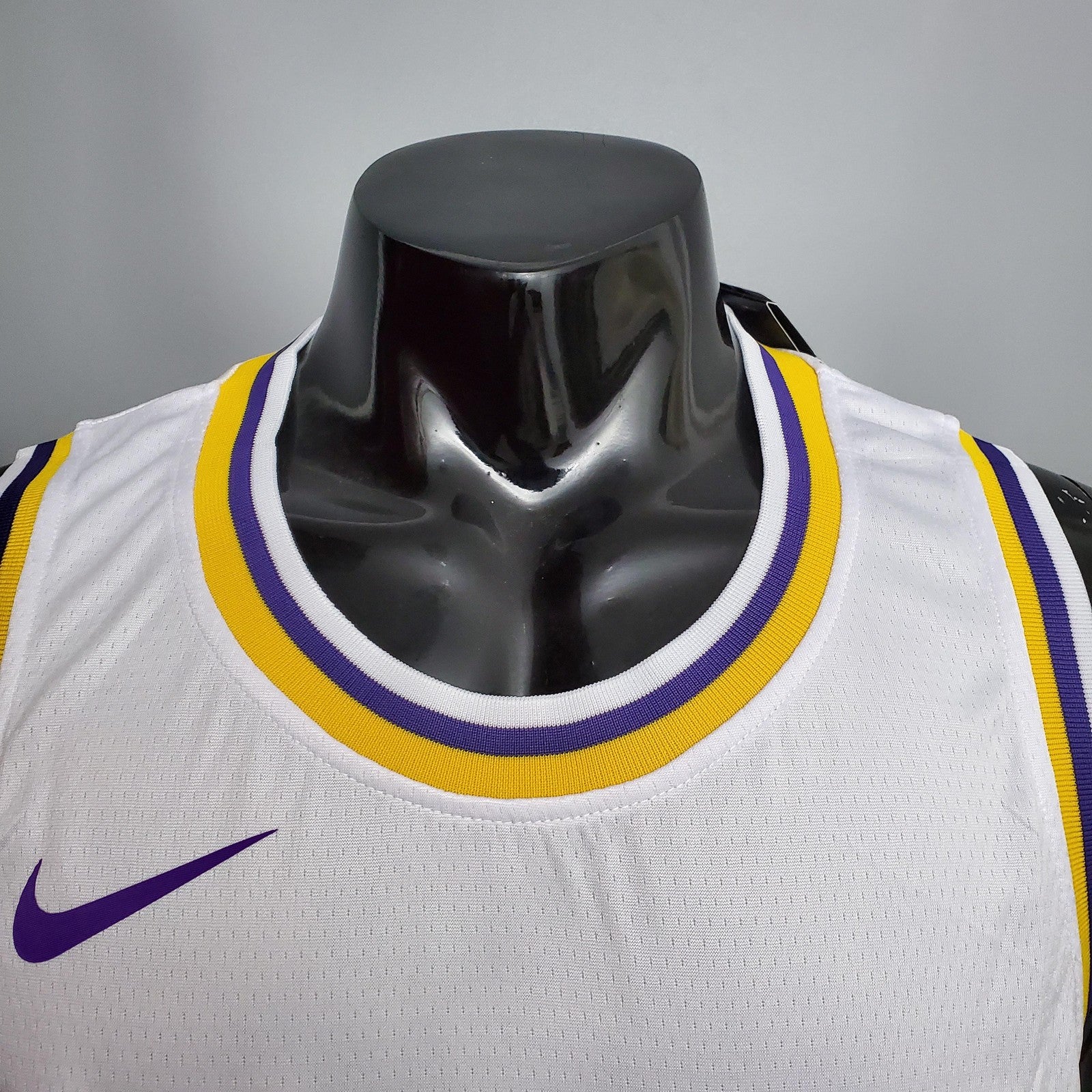 Bryant #24 Lakers Round Neck White Nba Jersey Nike Connect Recognition