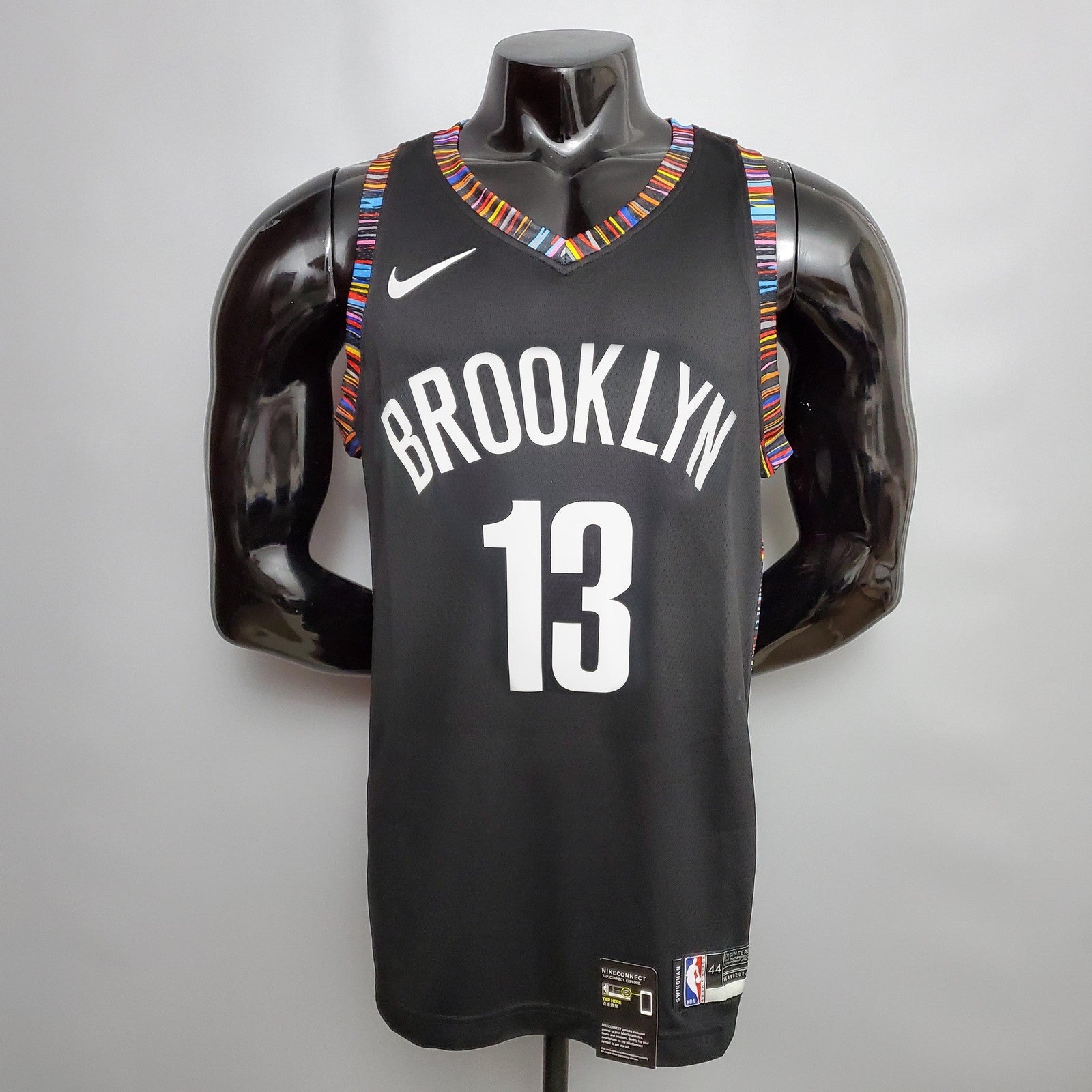 Harden #13 Brooklyn Nets City Version Black Nba Jersey