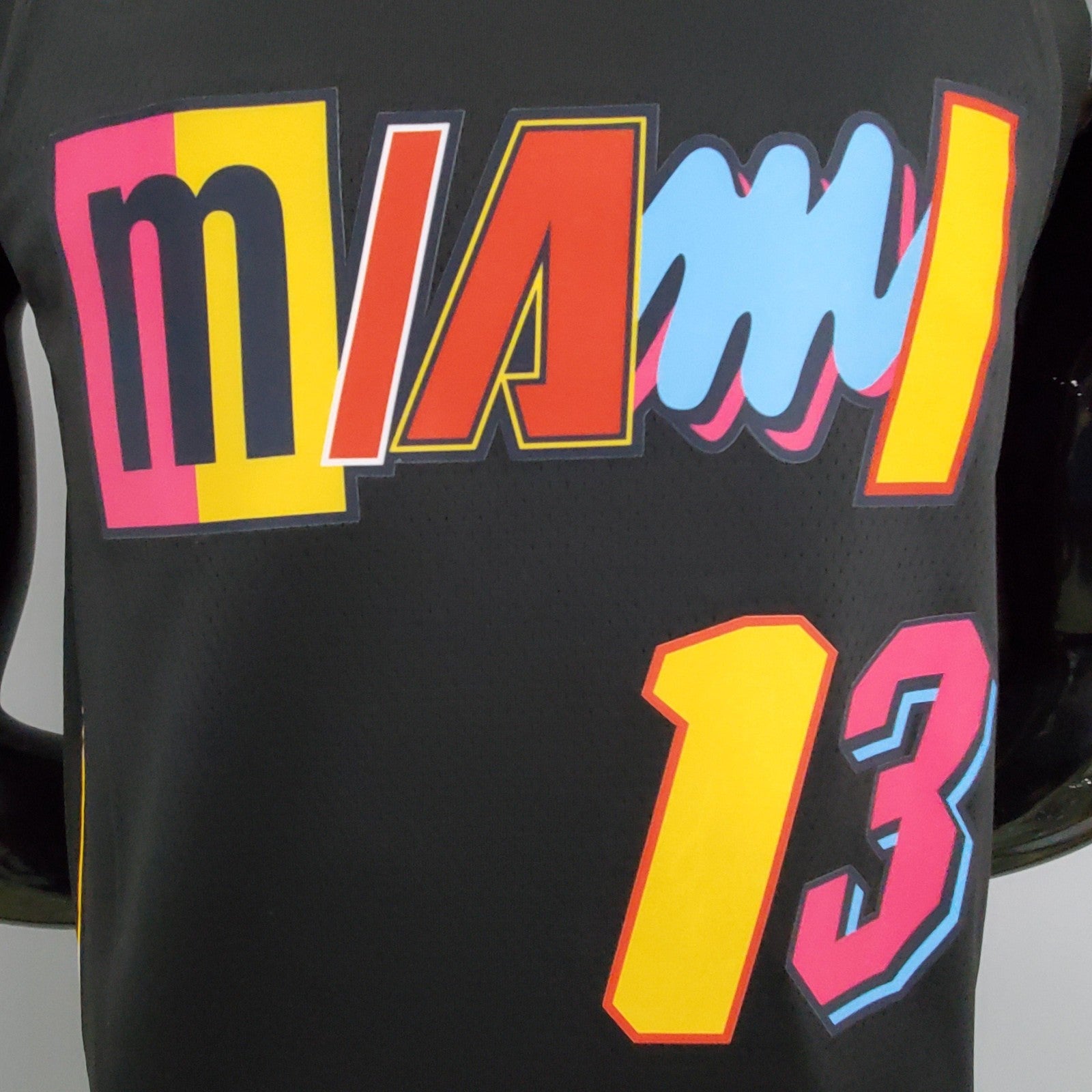 2022 Season Heat Adebayor #13 City Edition Black Nba Jersey