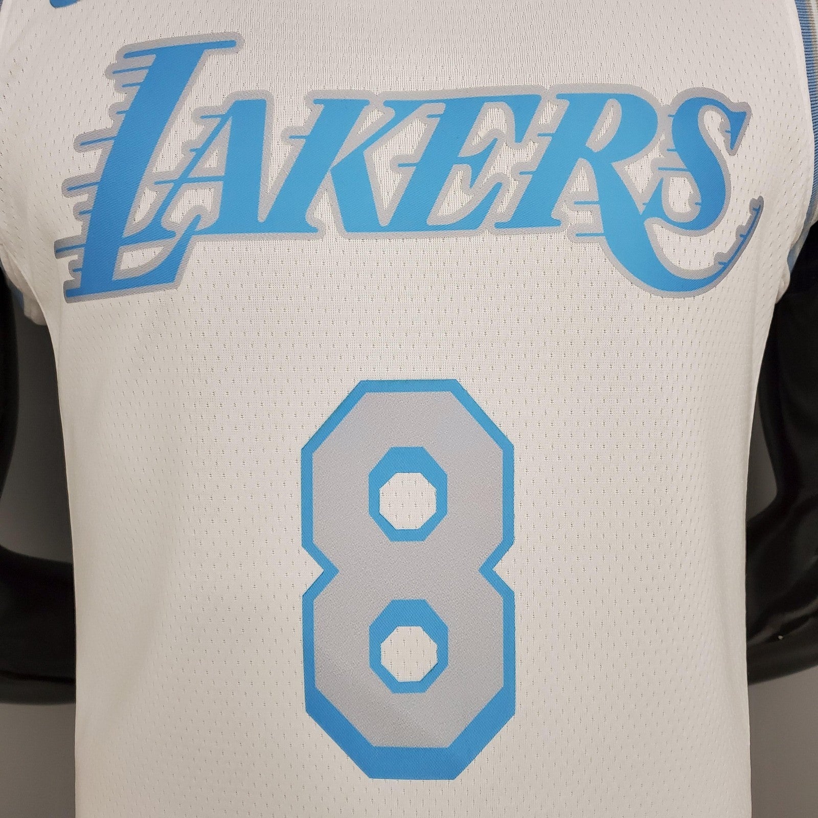 New Los Angeles Lakers Bryant #8 Crew Neck Retro Limited Edition White