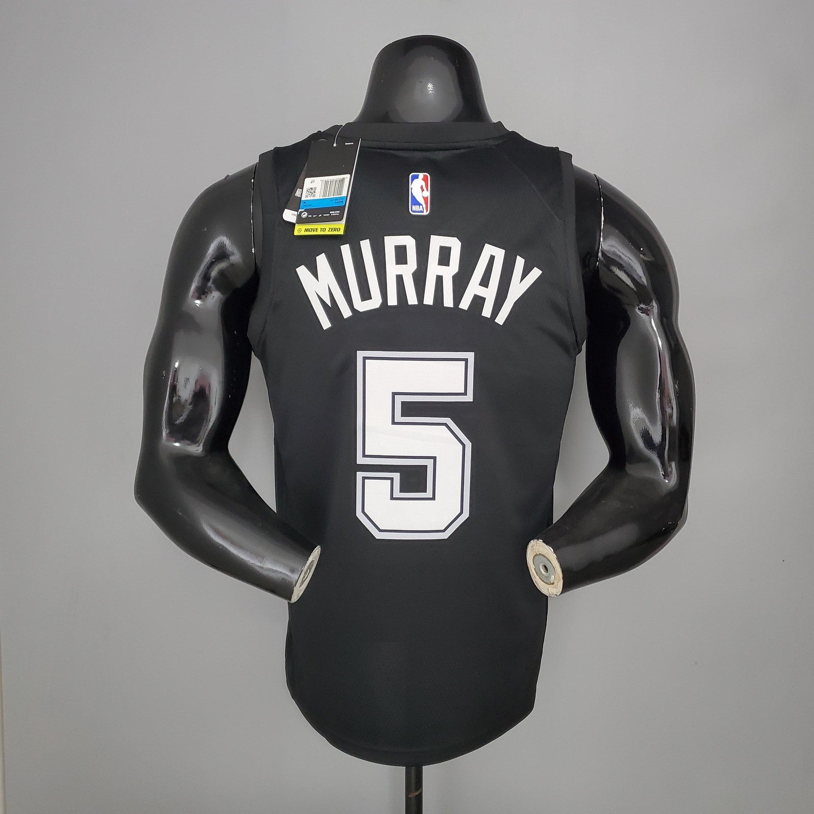 New Murray#5 Season Spurs City Edition Black Nba Jersey