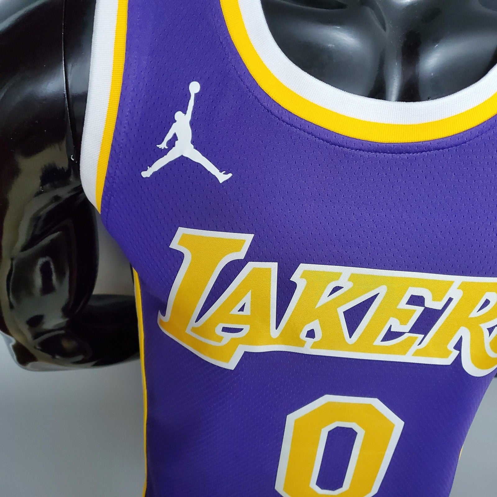 New Lakers Jordan Young #0 Theme Purple Round Neck