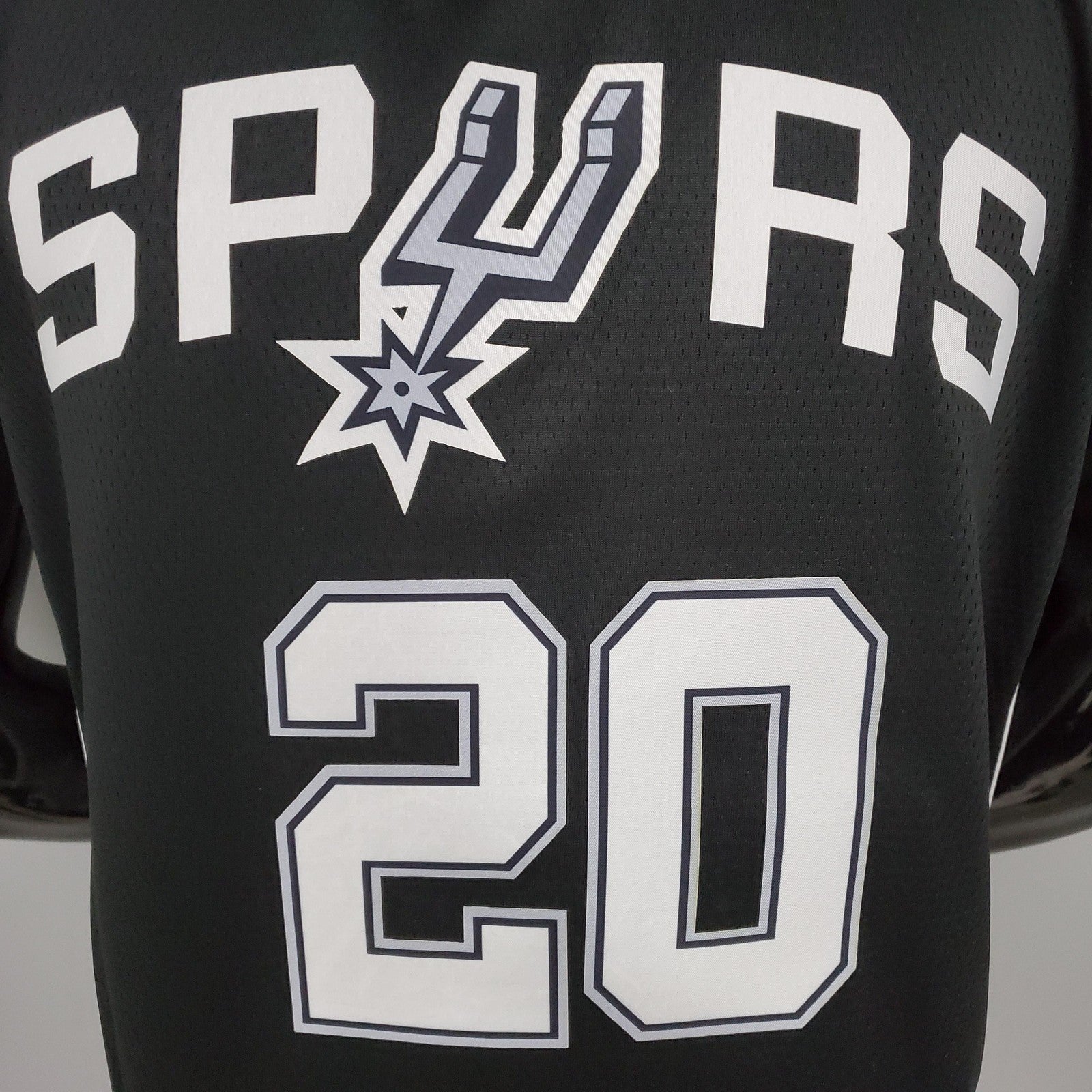 Ginobili#20 Spurs Black Nba Jersey