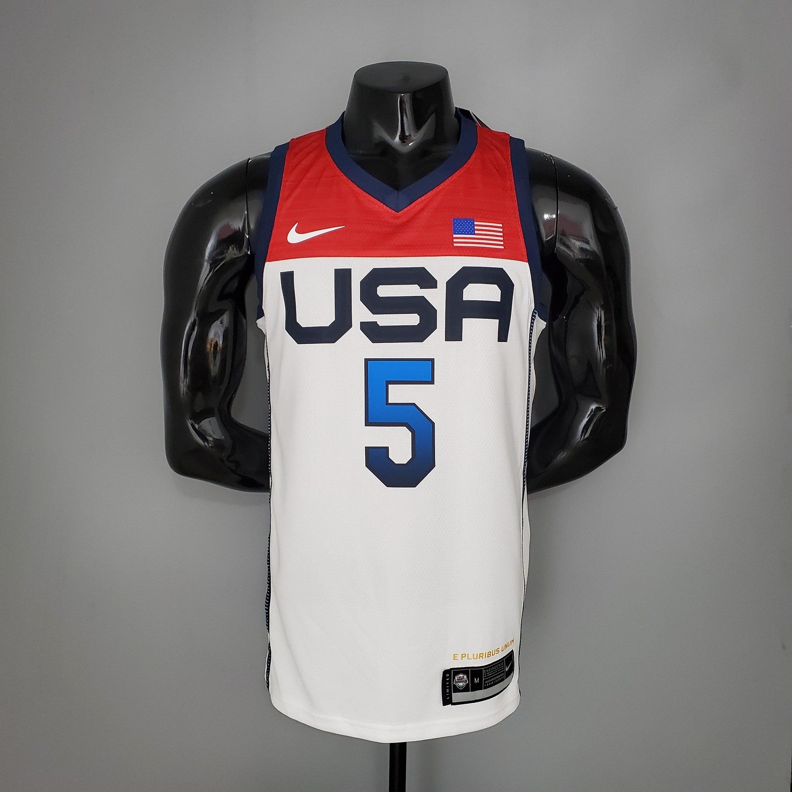 2021 Olympic Games Laviine#5 Usa Team Usa White Red Nba Jersey