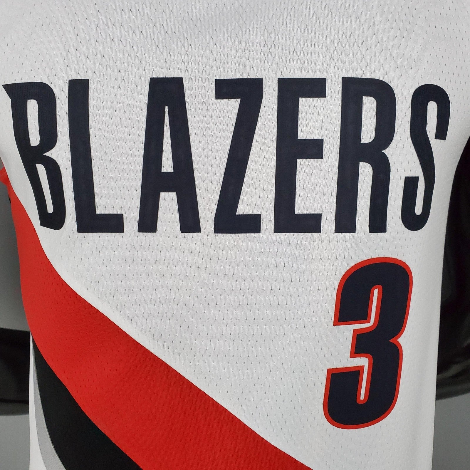 2021 Mccollum#3 Trail Blazers Home White Nba Jersey