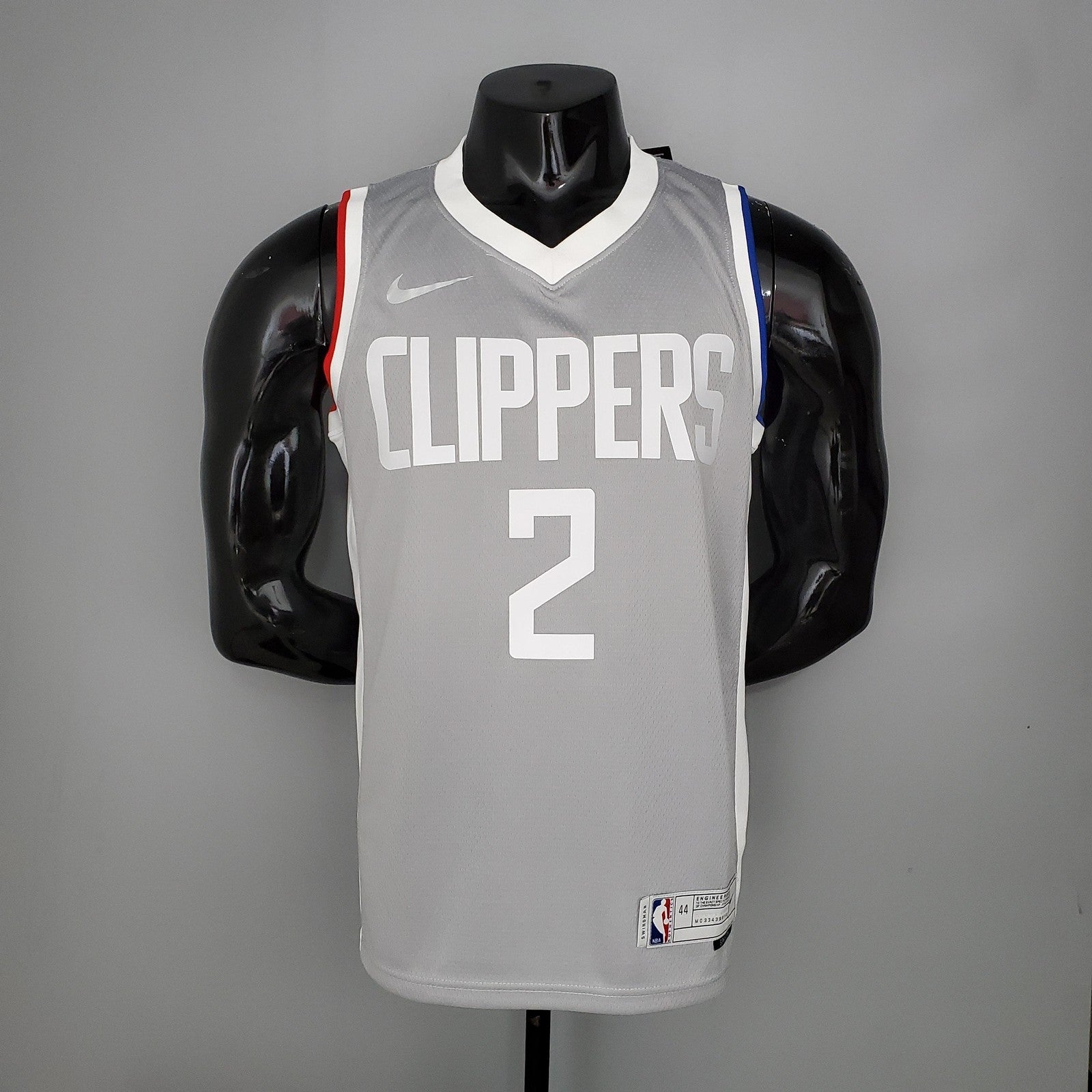 2021 Leonar0#2 Los Angeles Clippers Bonus Edition Grey Nba Jersey