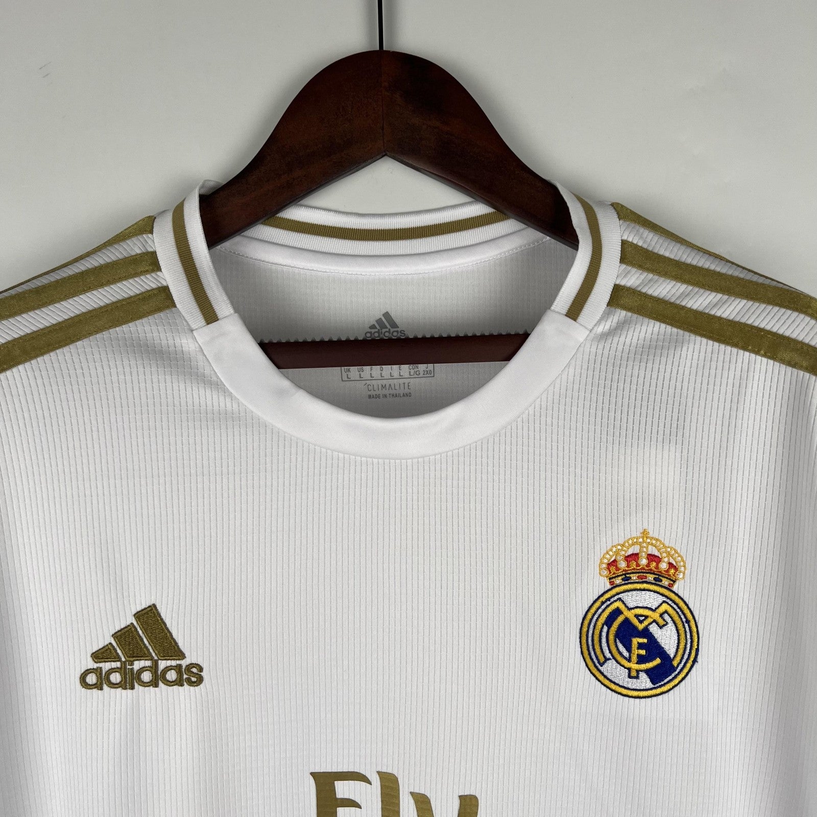Retro Real Madrid 19 20 Long Sleeve Home
