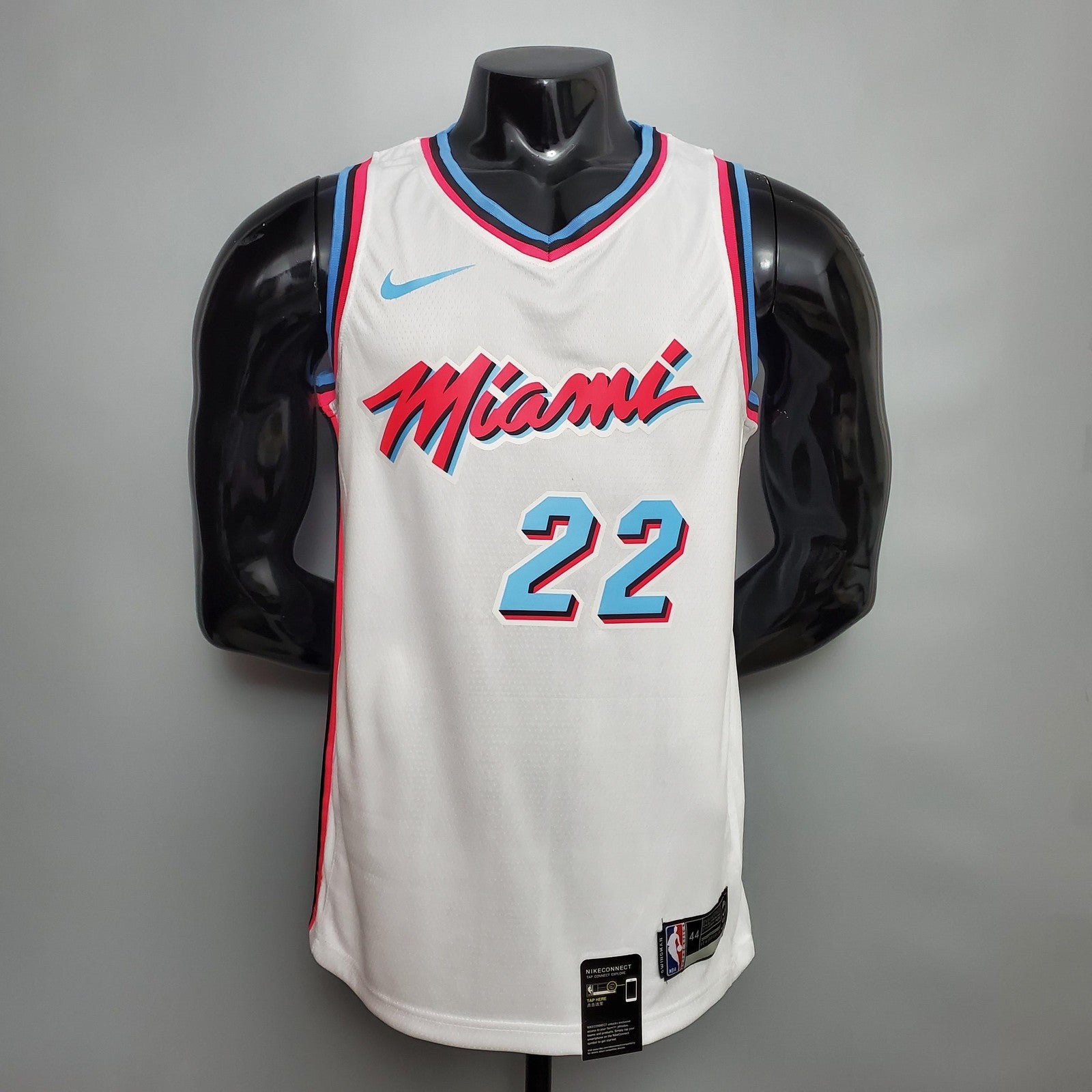 Butler #22 Miami Heat White Nba Jersey Nike Connect Recognition