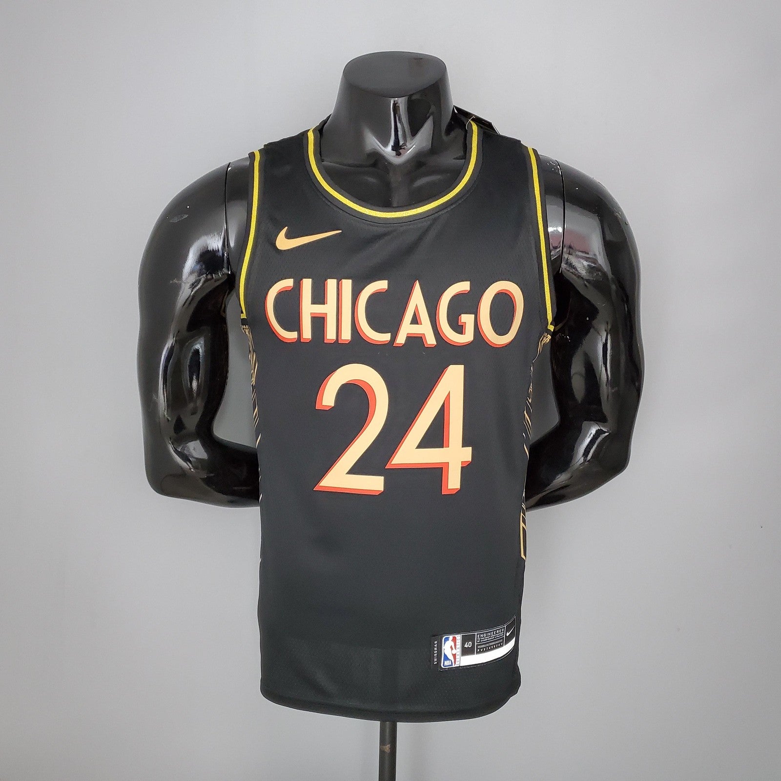 Chicago Bulls Markkanen#24 Team City Edition Black