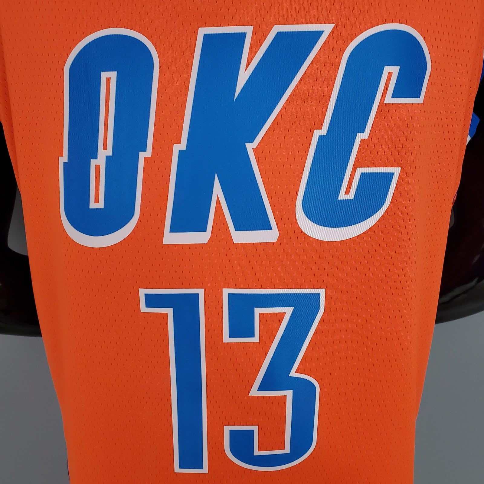 George#13 Thunder Jordan Orange Nba Jersey