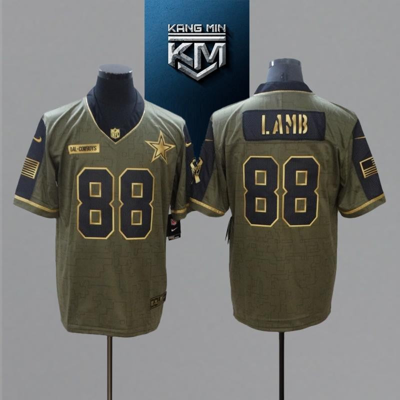 2021 New Tribute Gold Edition Nfl Jersey