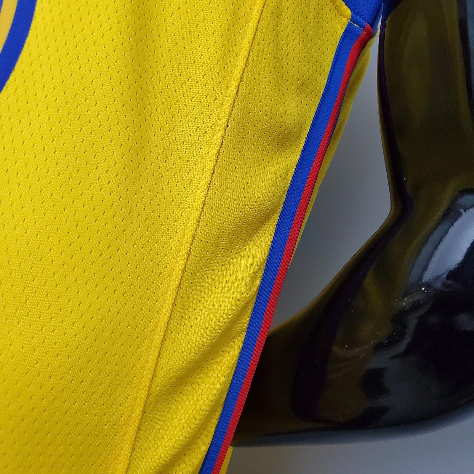 2018 Golden State Warriors Durant#35 Chinese Dragon Robe Yellow Nba Jersey