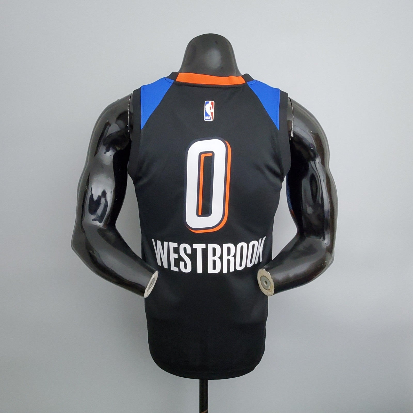 Thunder Westbrook #0 City Edition Black Nba Jersey