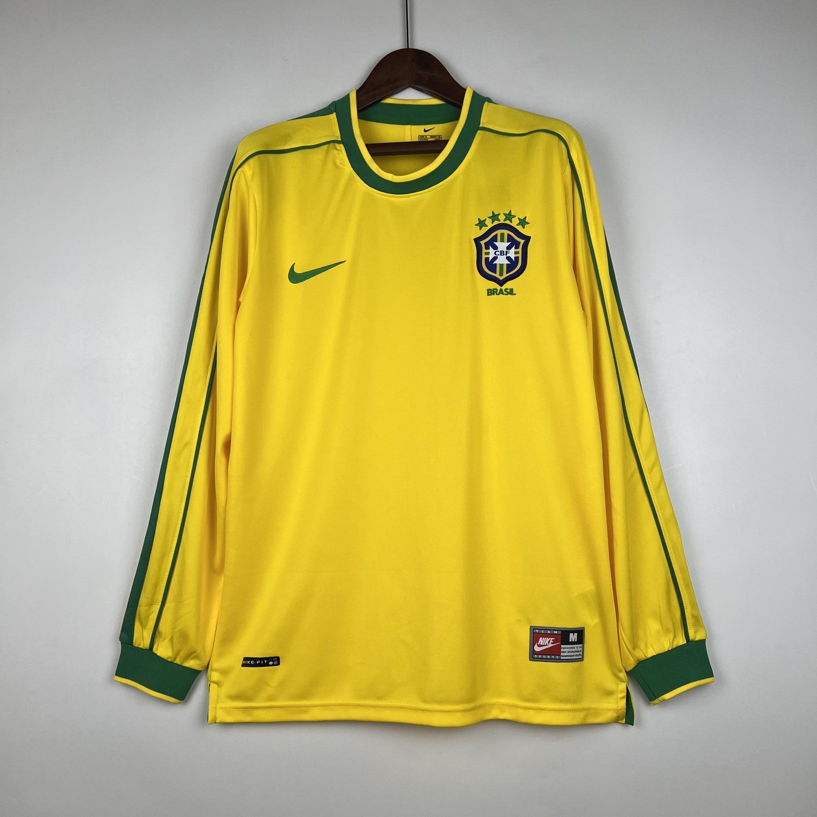Retro Long Sleeve Brazil 1998 Home