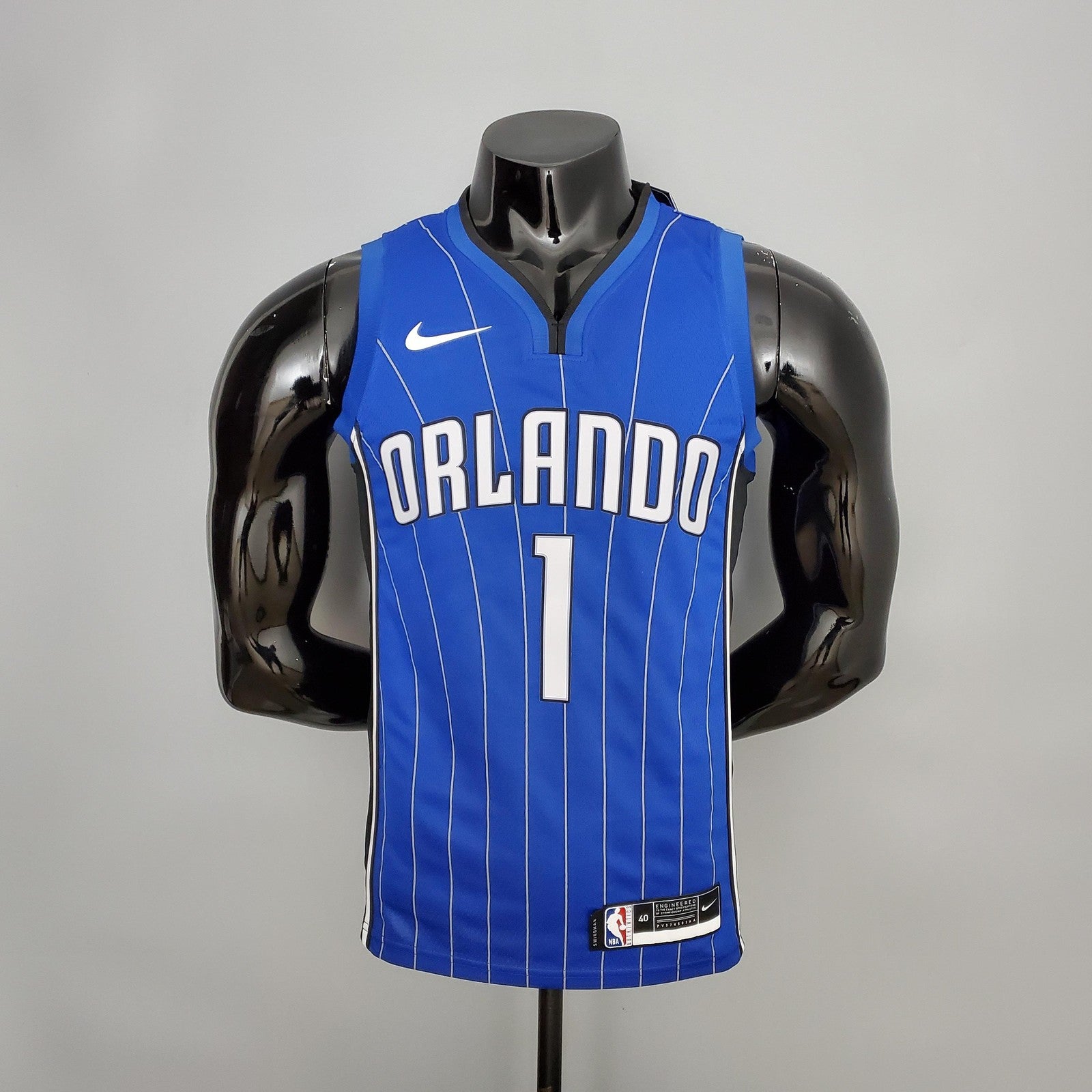 Mcgrady #1 Magic Blue Nba Jersey
