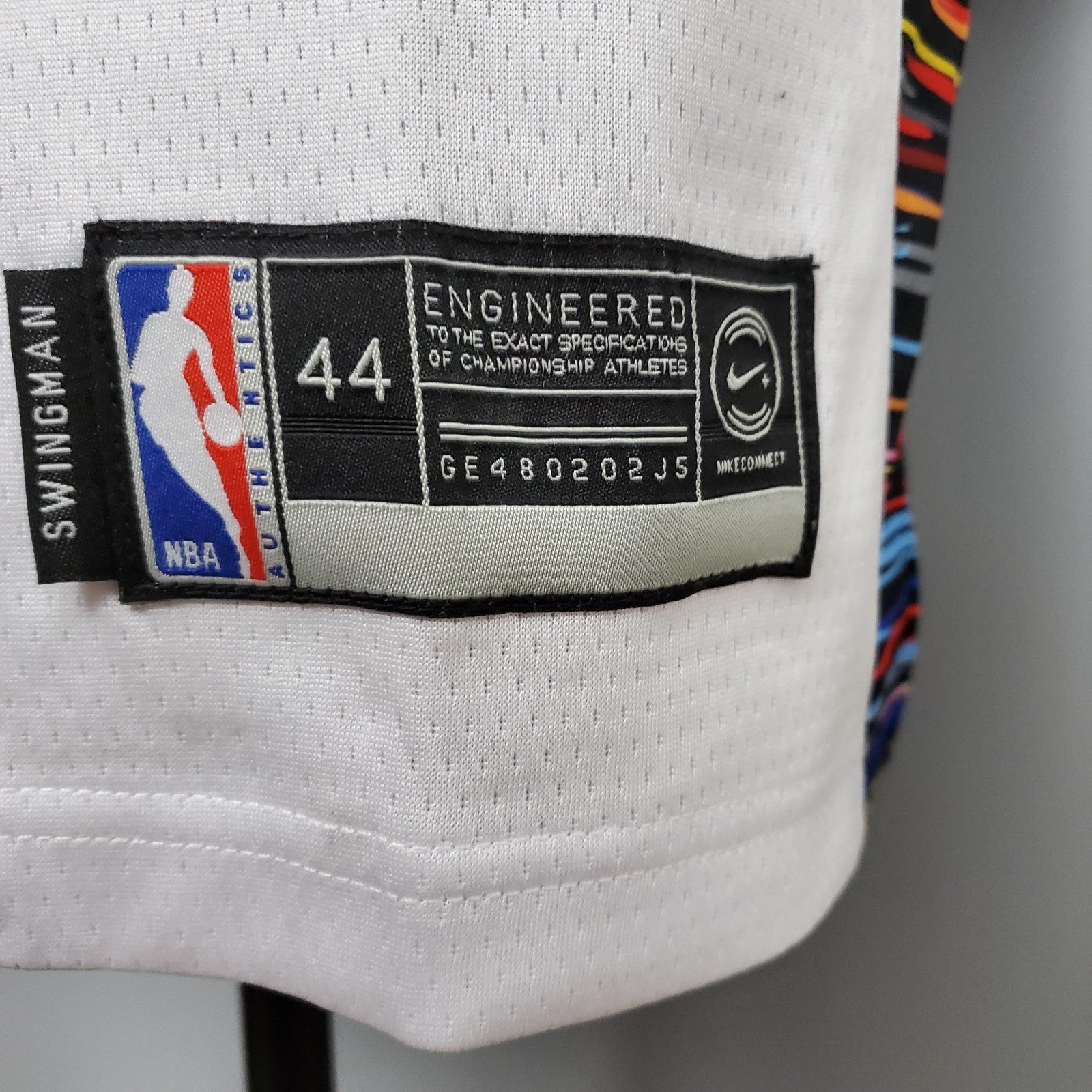 Durant #7 Brooklyn Nets City Version White Nba Jersey Nike Connect Recognition