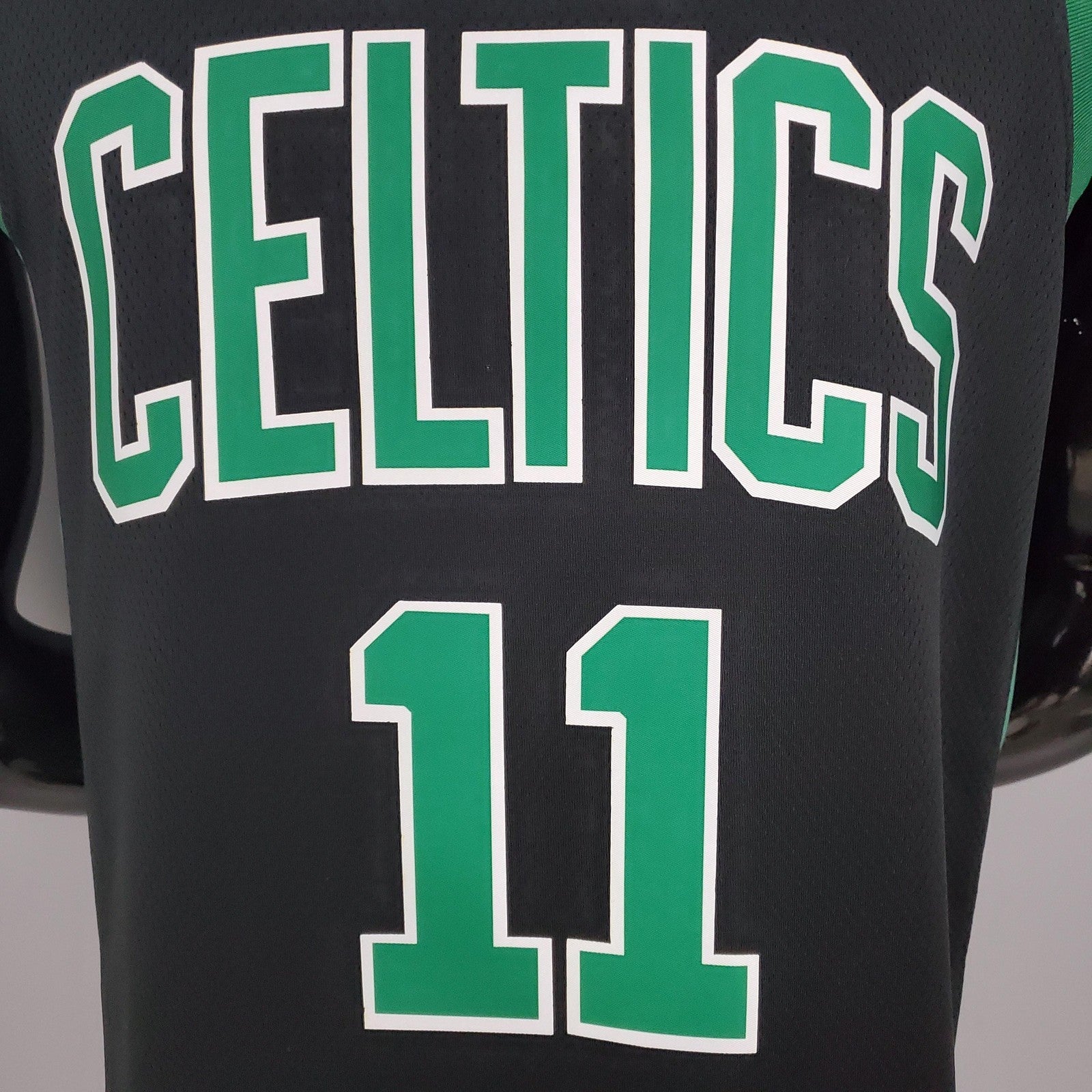 Irving #11 Celtics White Jordan Theme Black Nba Jersey