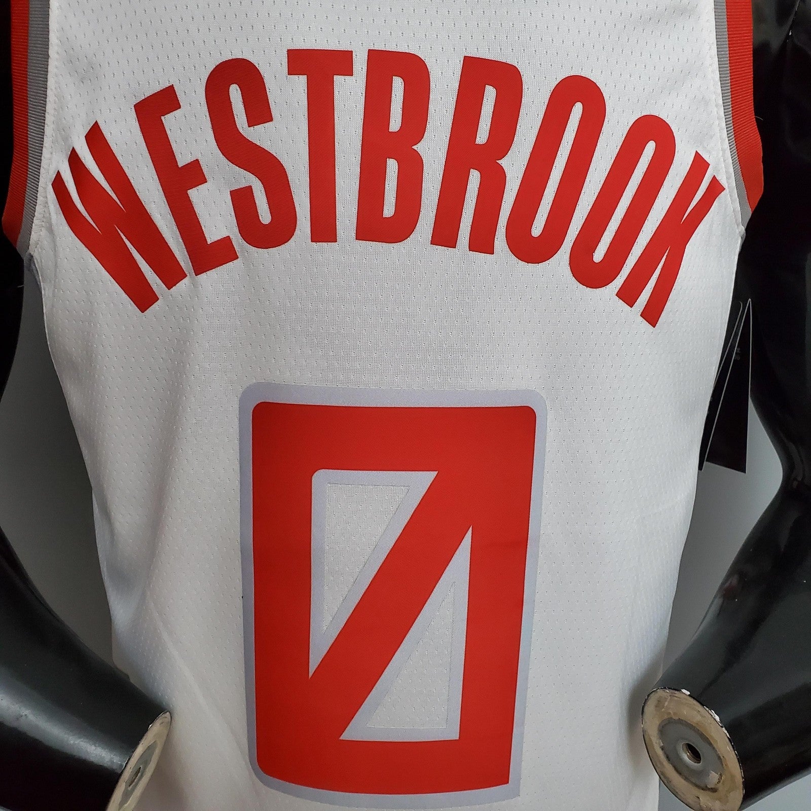 Westbrook#0 Rockets City Edition White Nba Jersey Nike Connect Recognition