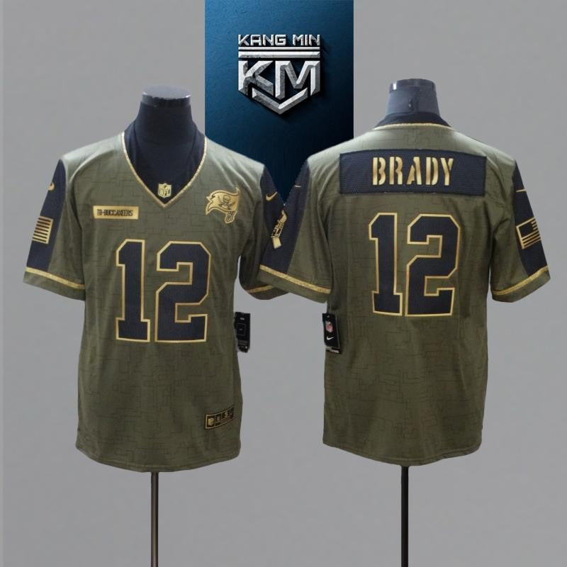2021 New Tribute Gold Edition Nfl Jersey