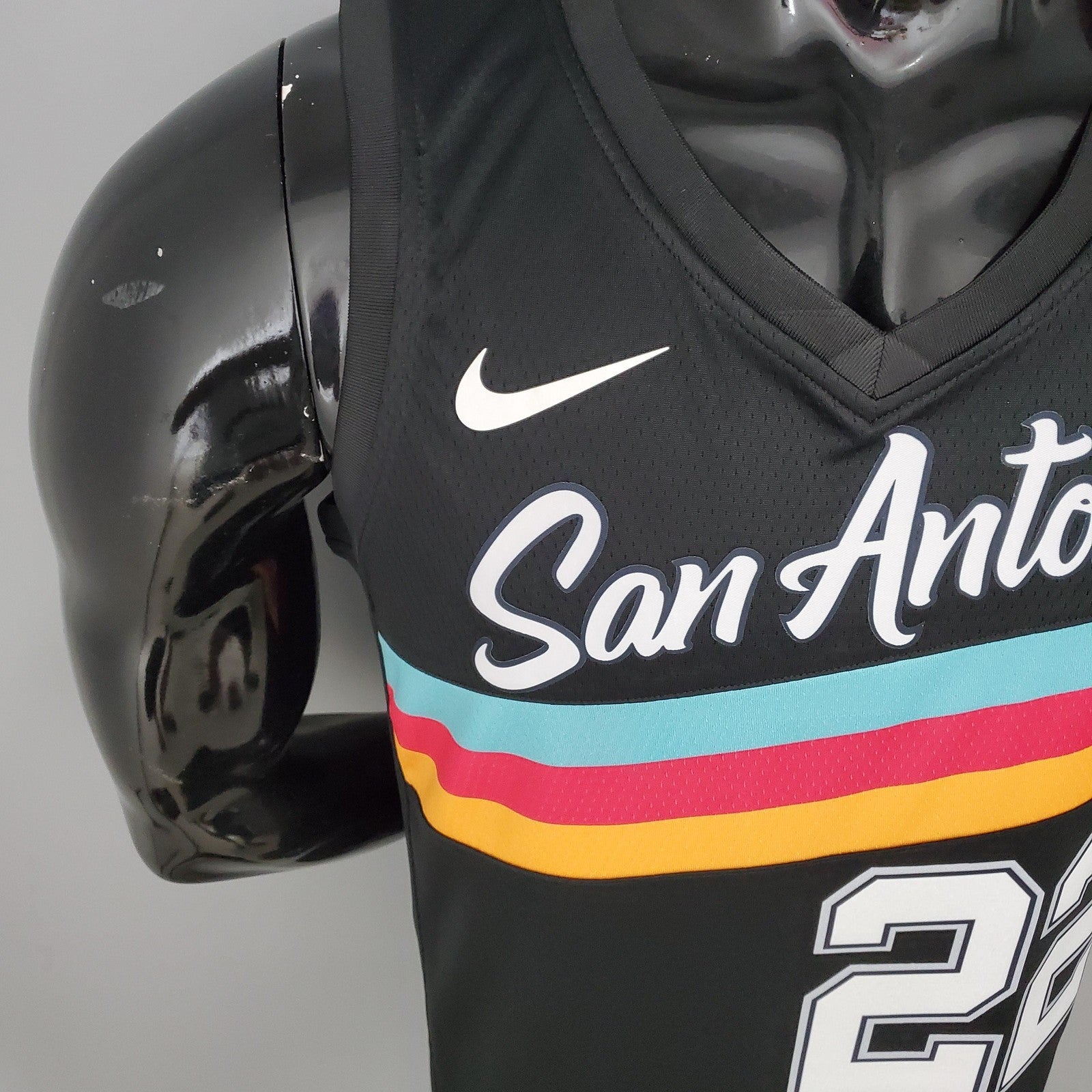 New Gay#22 Season Spurs City Edition Black Nba Jersey