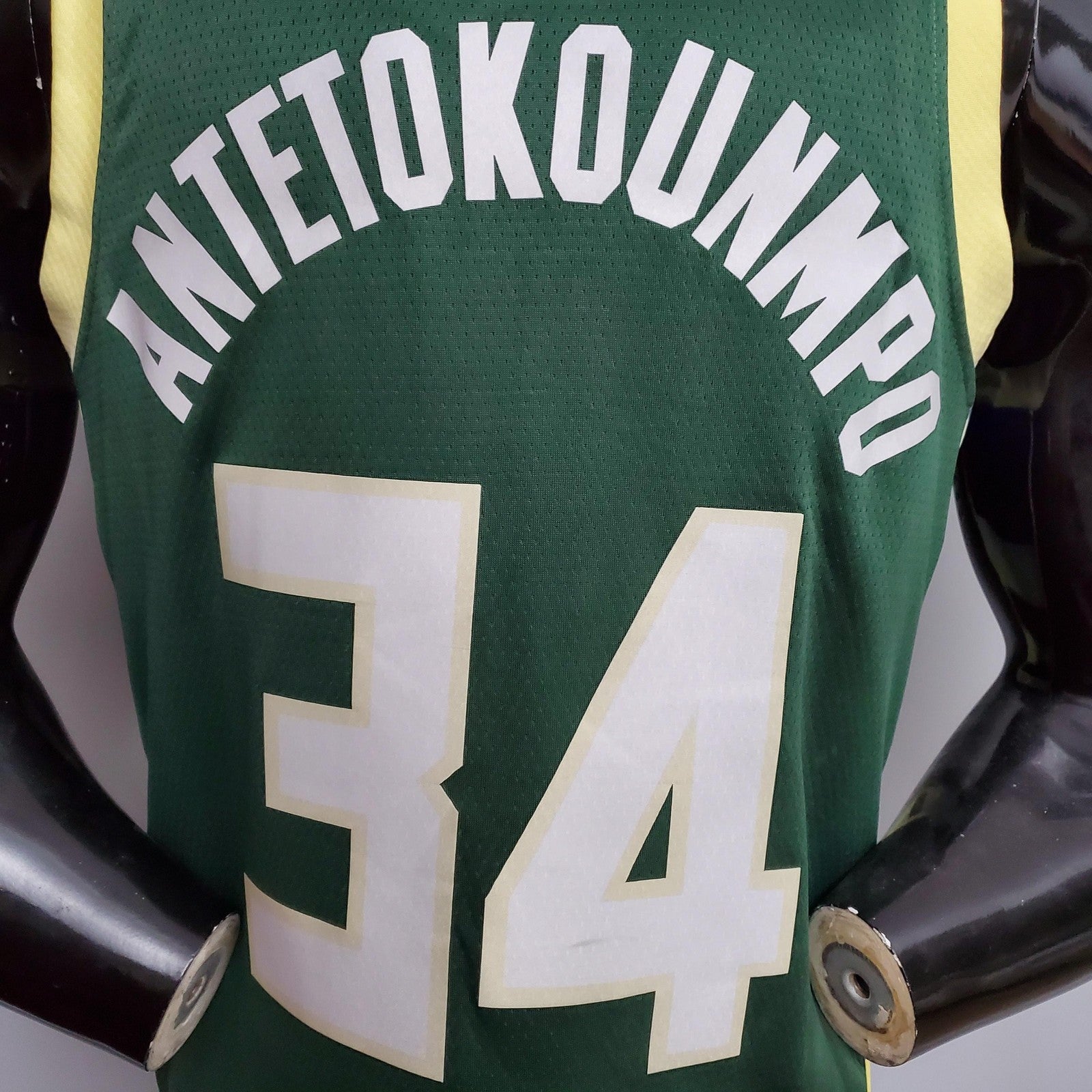 Antetokounmpo#34 Bucks Fruit Green Nba Jersey Nike Connect Recognition