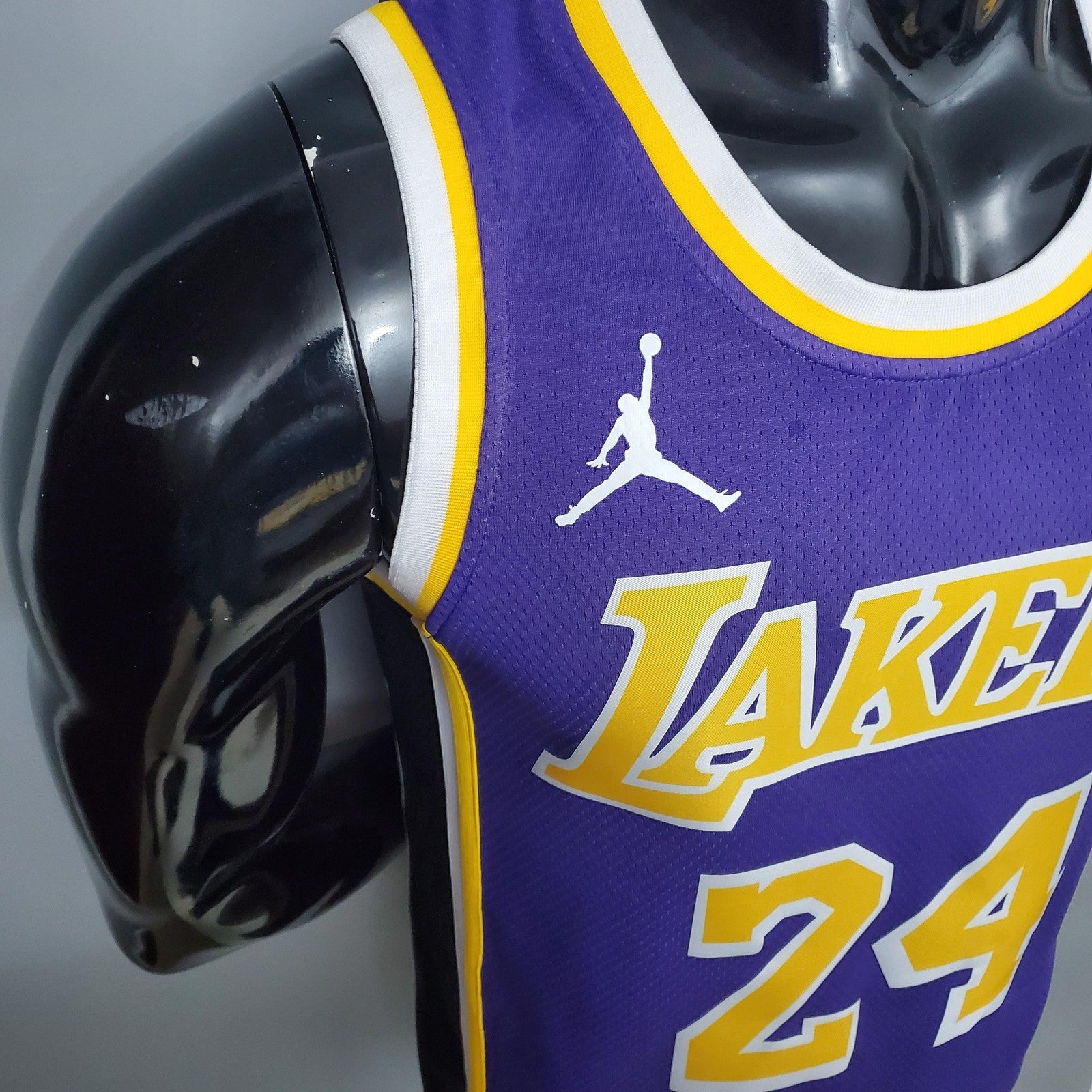 New Los Angeles Lakers Jordan Bryant #24 Theme Purple Round Neck