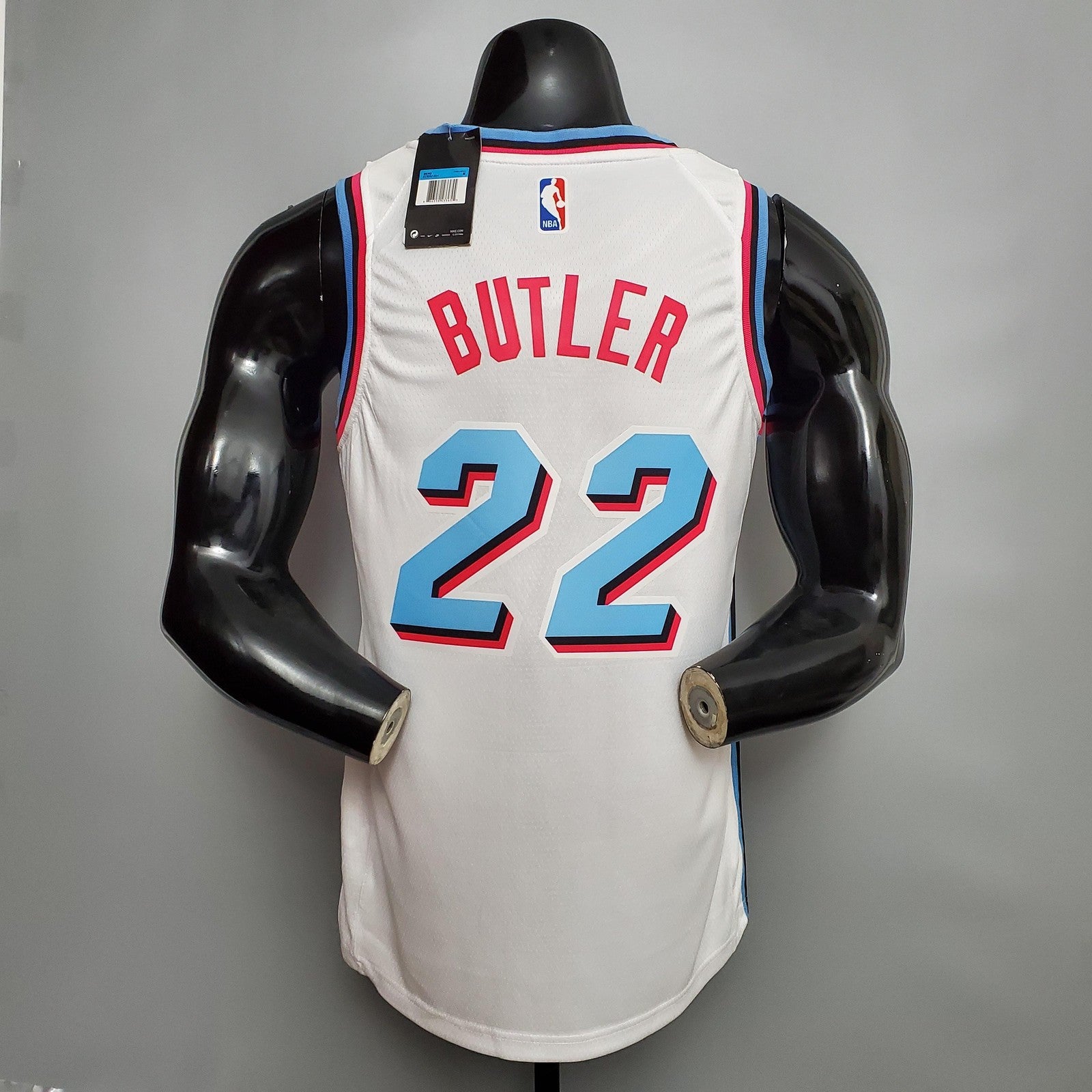 Butler #22 Miami Heat White Nba Jersey Nike Connect Recognition